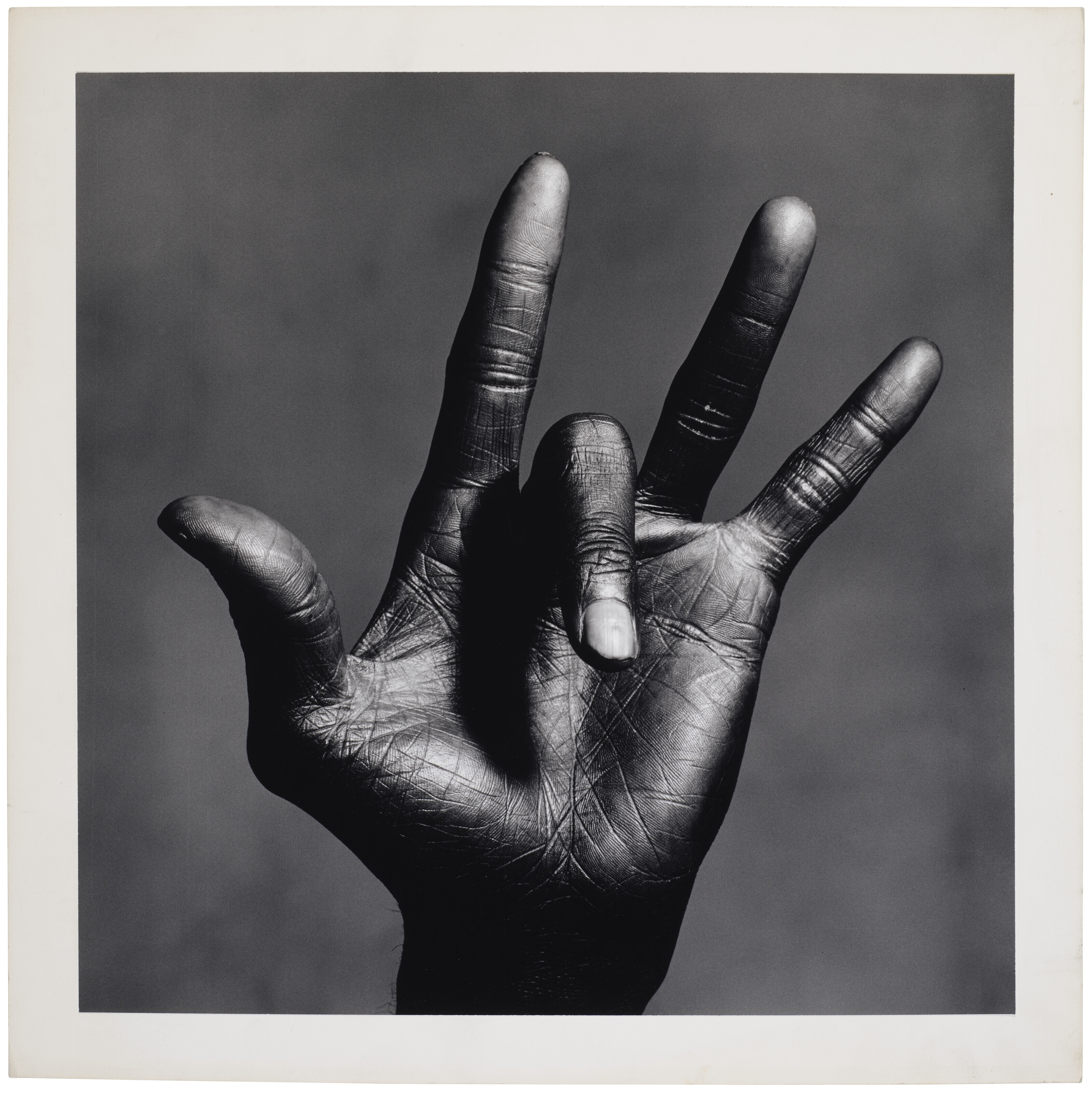 IRVING PENN (1917–2009), The Hand of Miles Davis, New York
