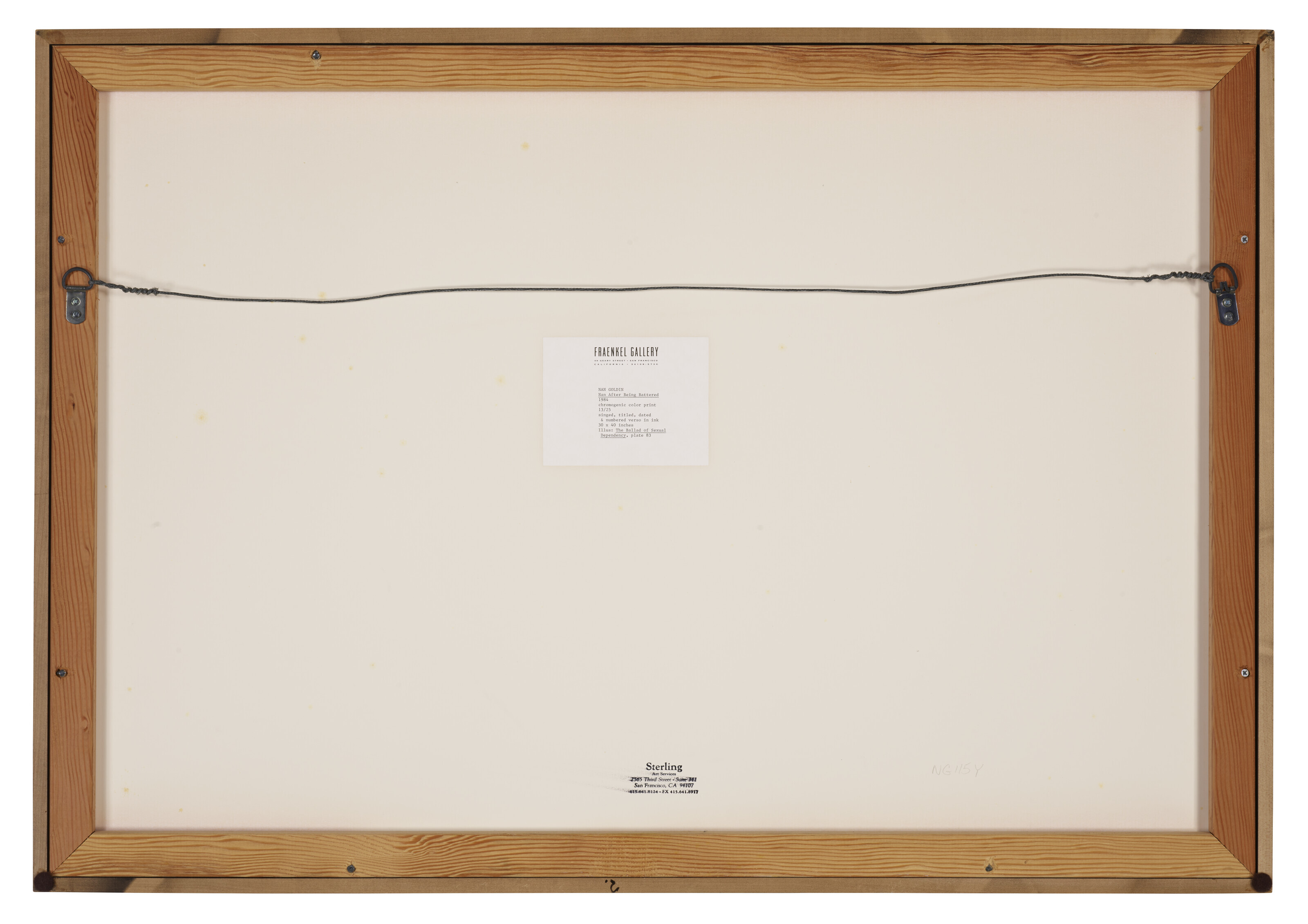 ナン　ゴールディン SternPortfolioNo.11 Nan Goldin ナン ゴールディン SternPortfolioNo.11 Nan Goldin ナン ゴール