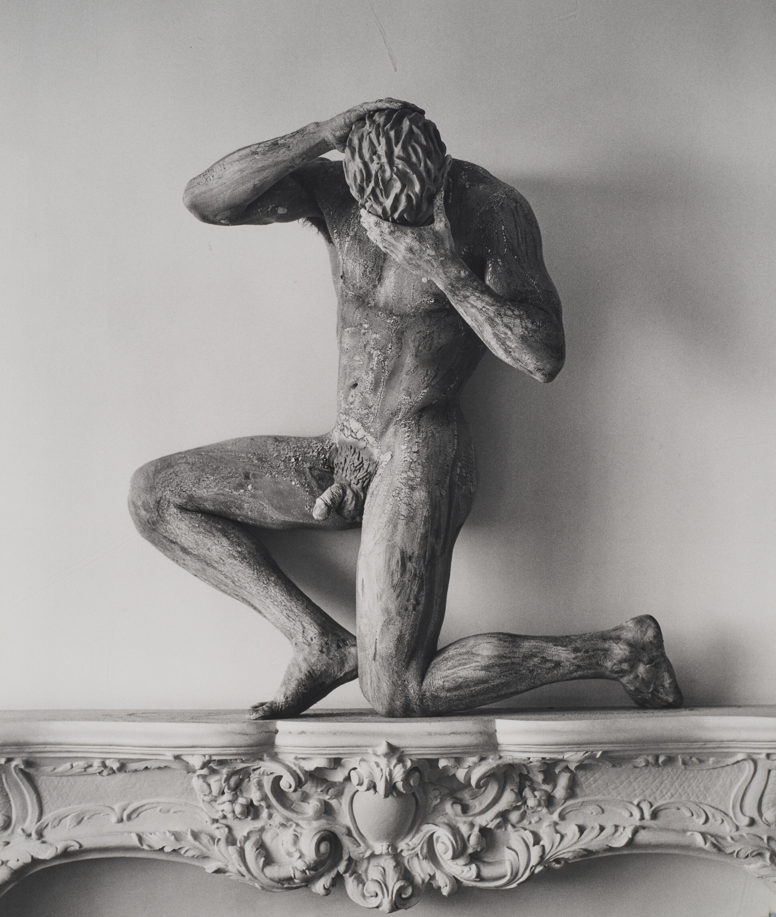 HERB RITTS (1952-2002), Clay Man on Mantle, Hollywood, 1989