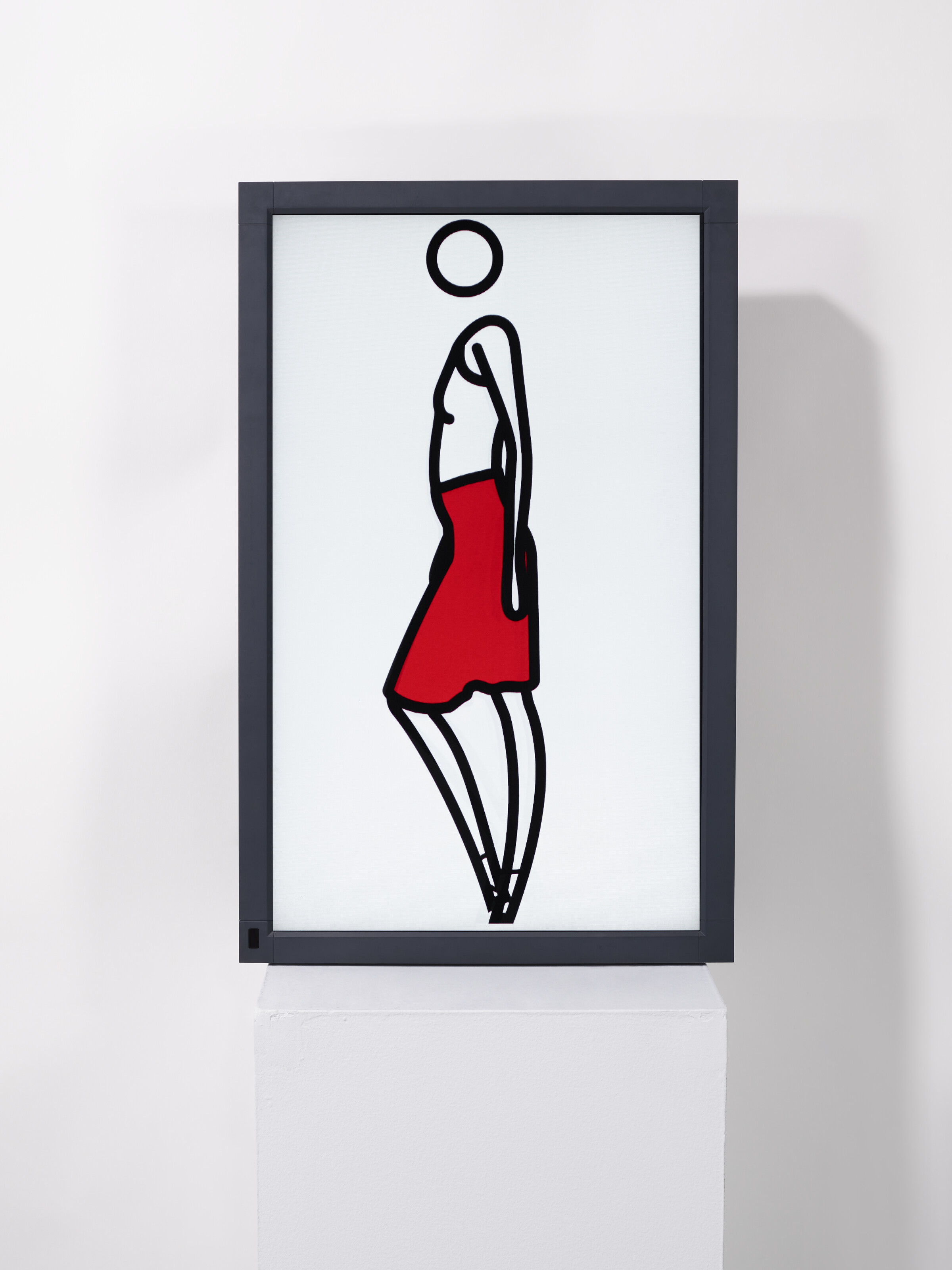 JULIAN OPIE (b. 1958), Suzanne walking in dress and top | Christie's