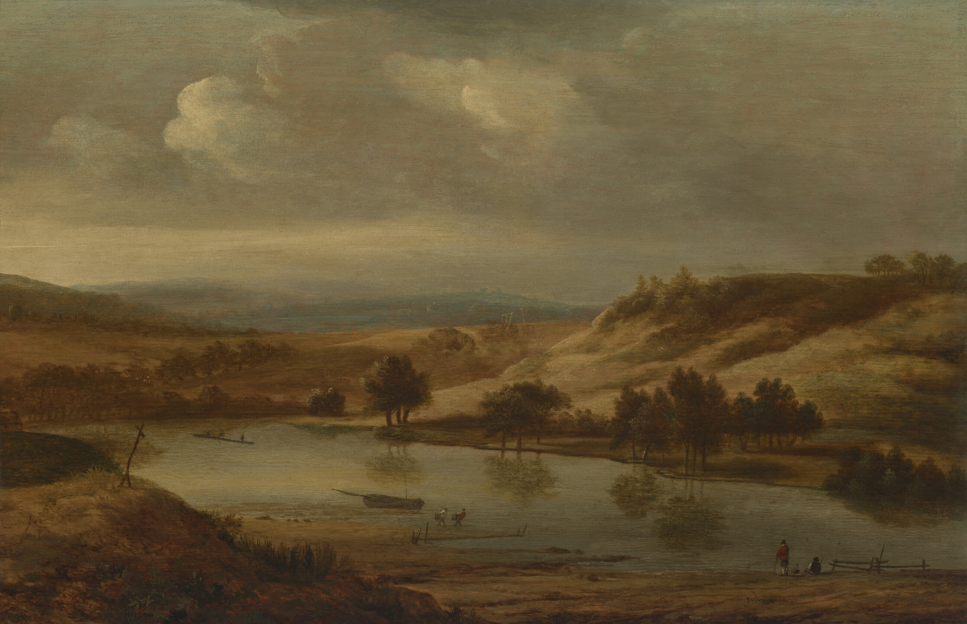 A river landscape