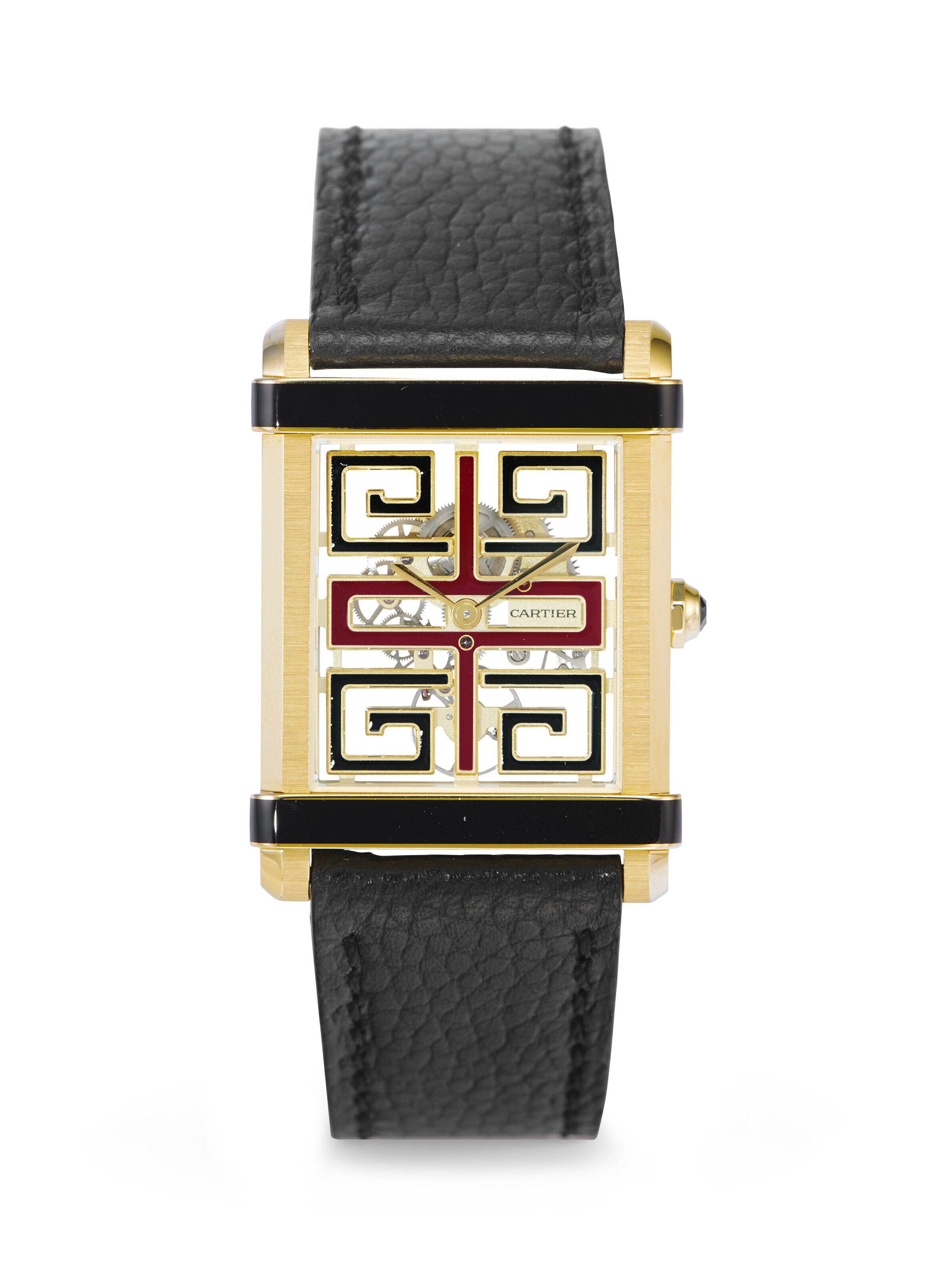 CARTIER. A RARE AND DISTINGUISHED 18K GOLD LIMITED EDITION