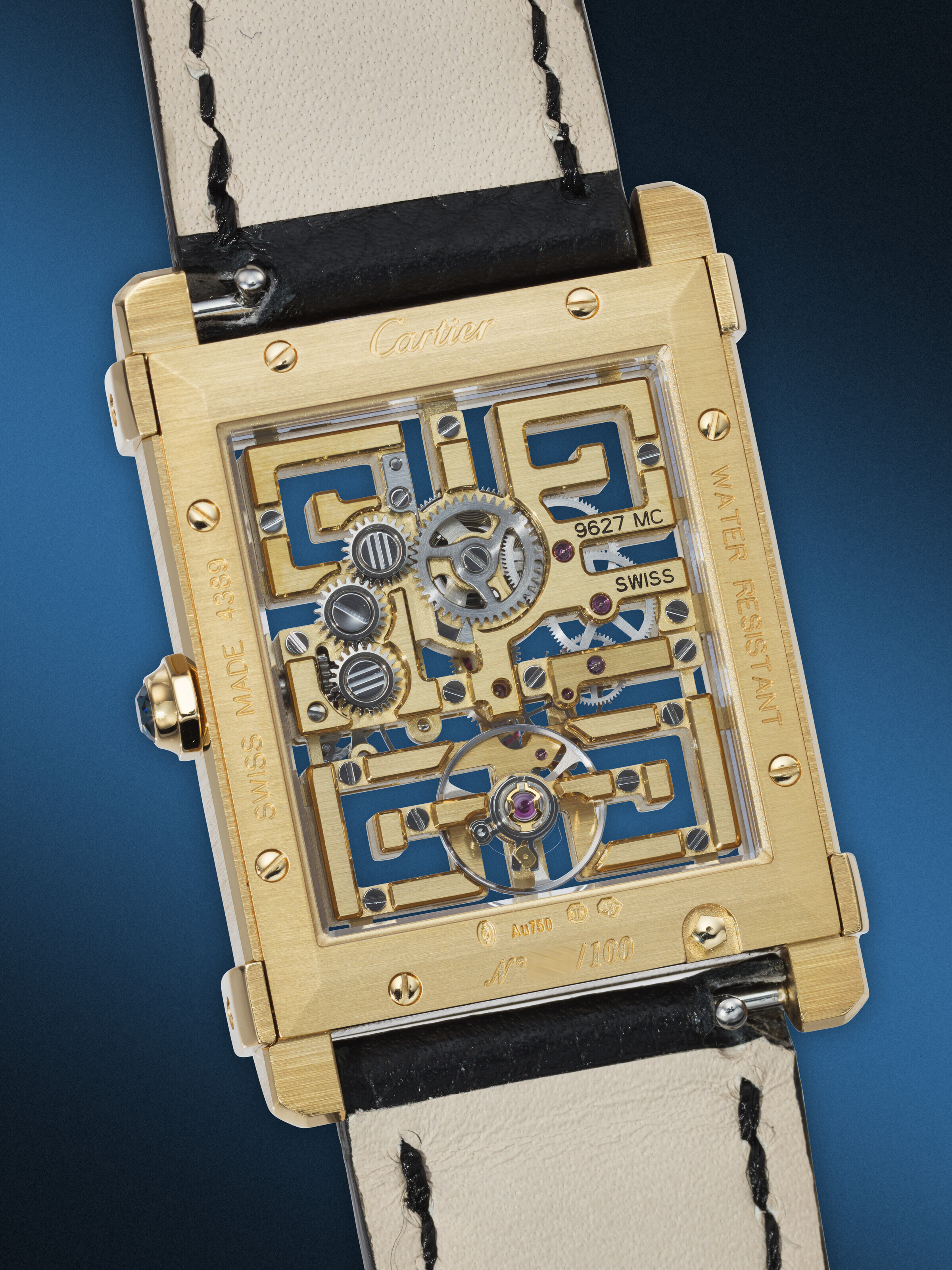 CARTIER. A RARE AND DISTINGUISHED 18K GOLD LIMITED EDITION