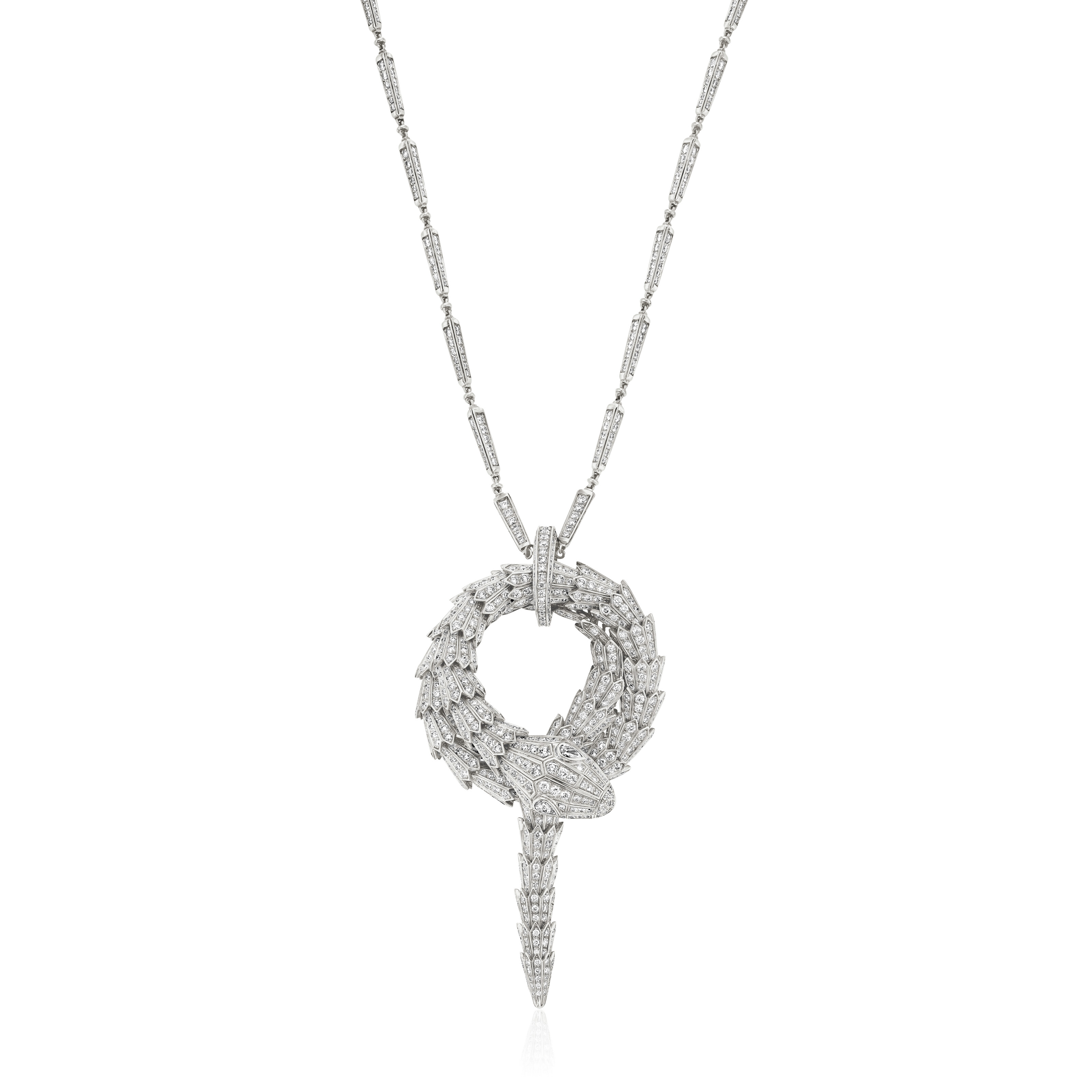 BULGARI DIAMOND 'SERPENTI' PENDANT-NECKLACE, Christie's