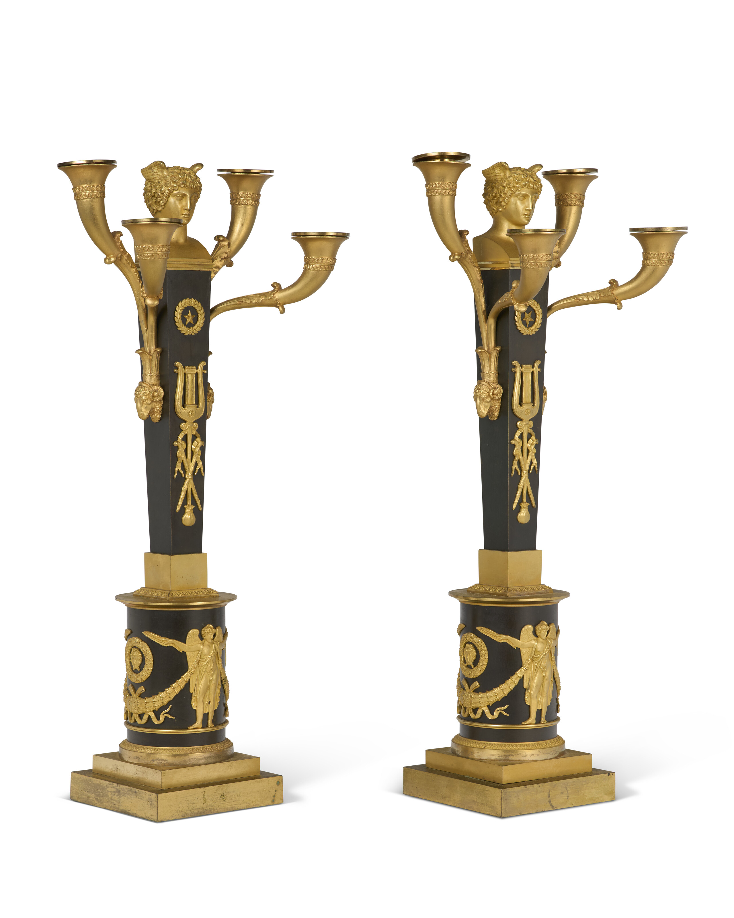 Pair of Empire Candelabra