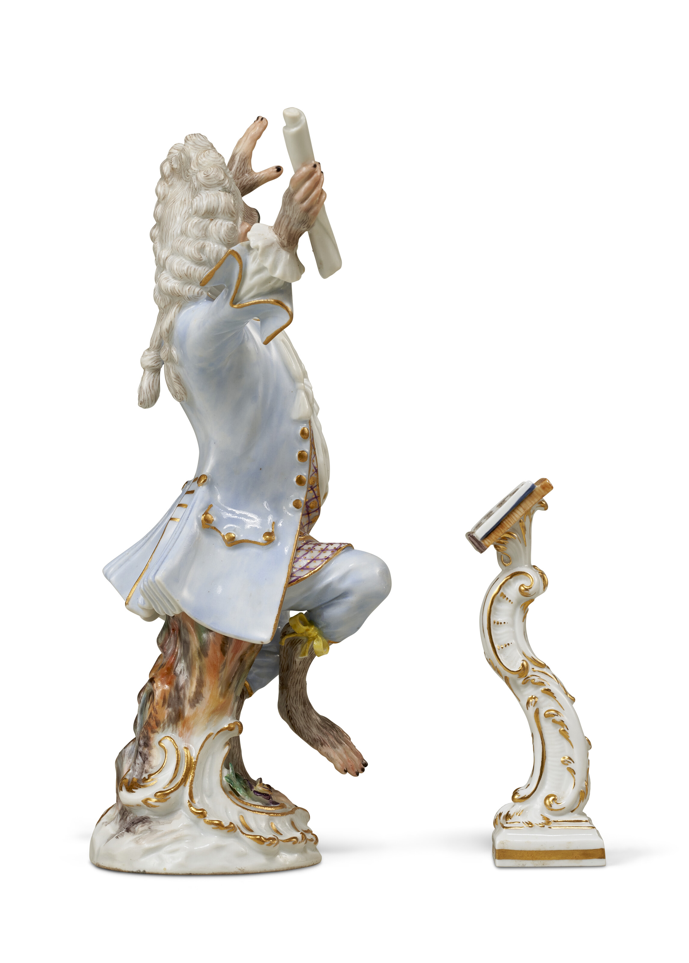THIRTY-TWO MEISSEN PORCELAIN MONKEY BAND FIGURES, 19TH/20TH