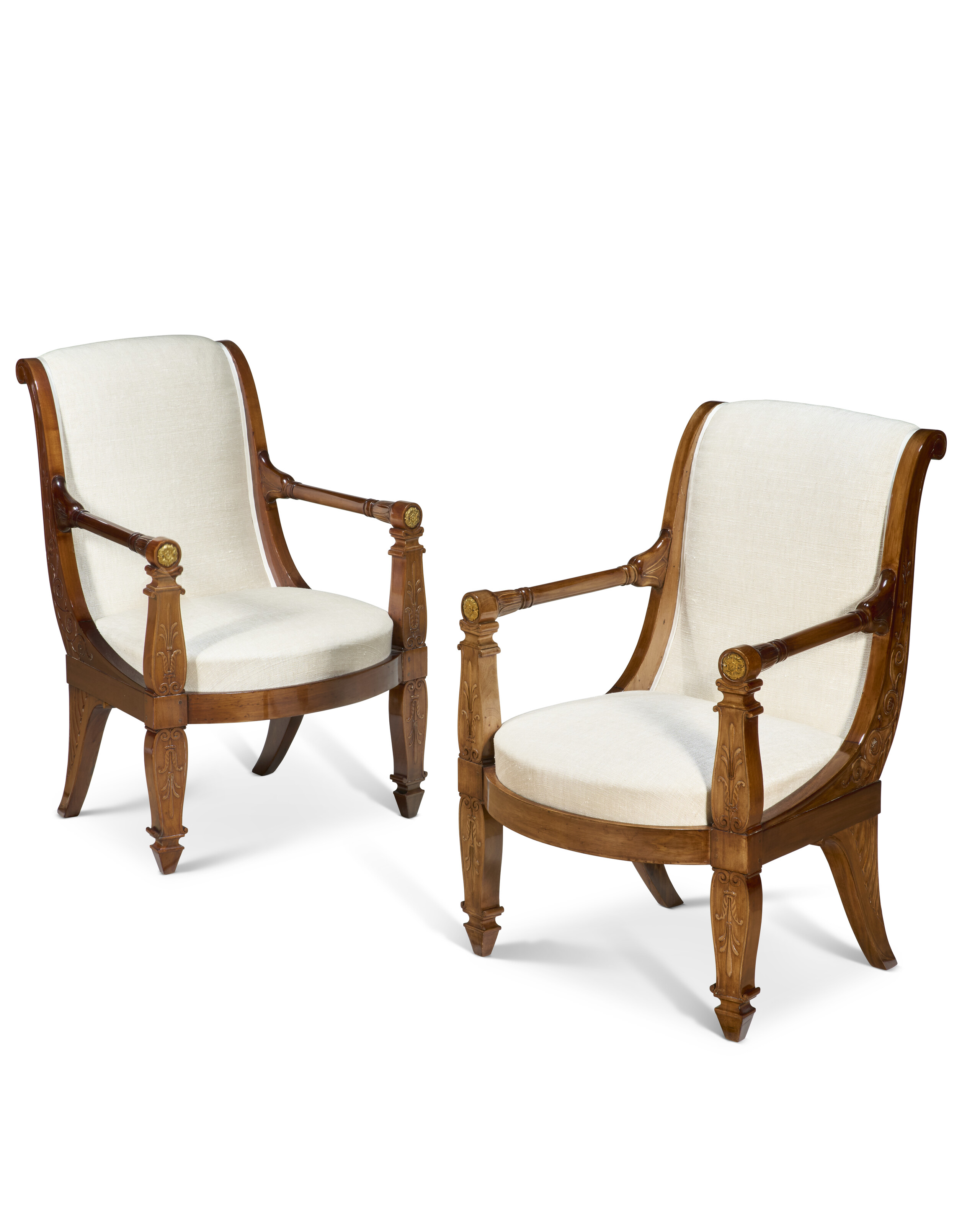 A French Restauration Period Ormolu Mounted Mahogany Gueridon