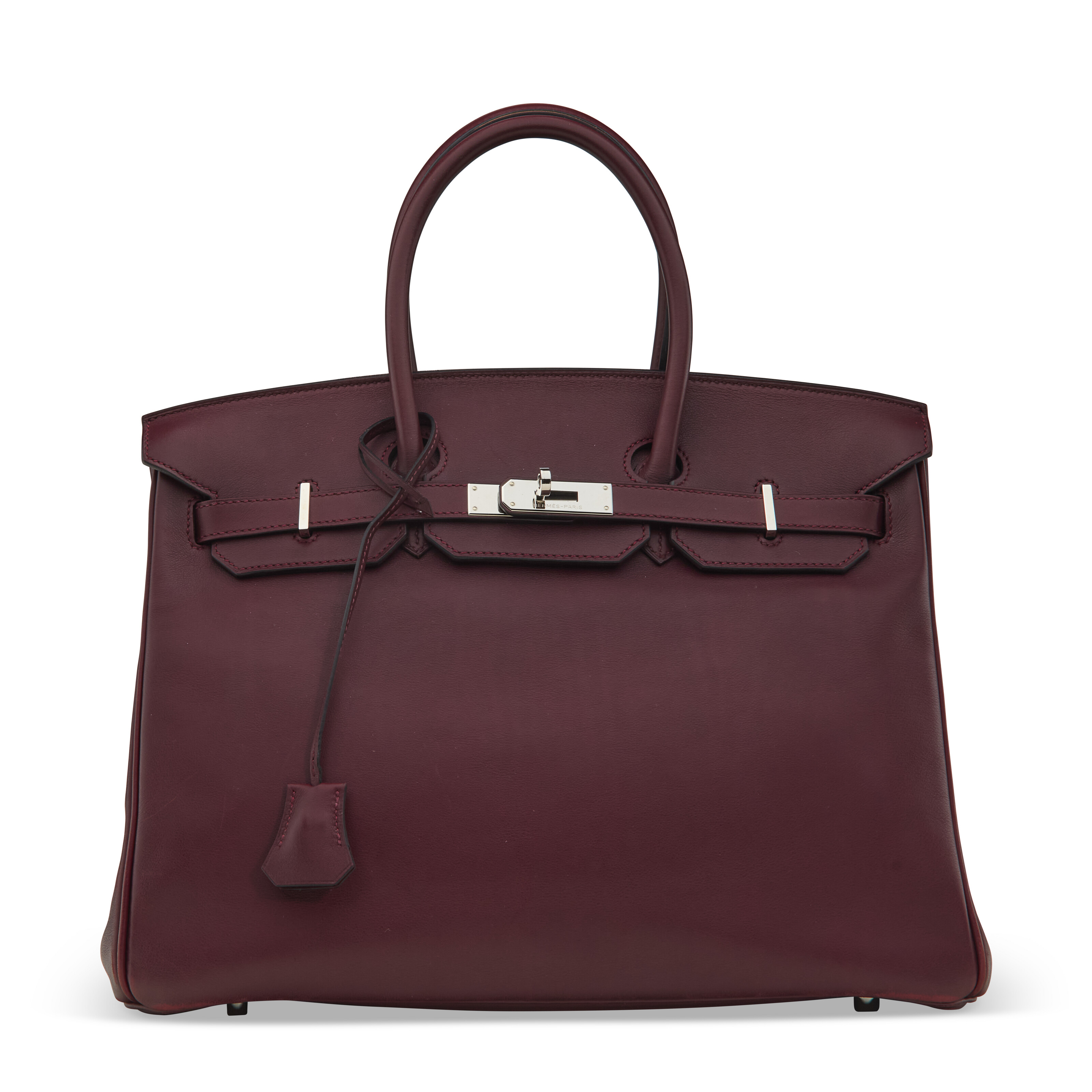 A SHINY BRAISE POROSUS CROCODILE BIRKIN 25 WITH PALLADIUM