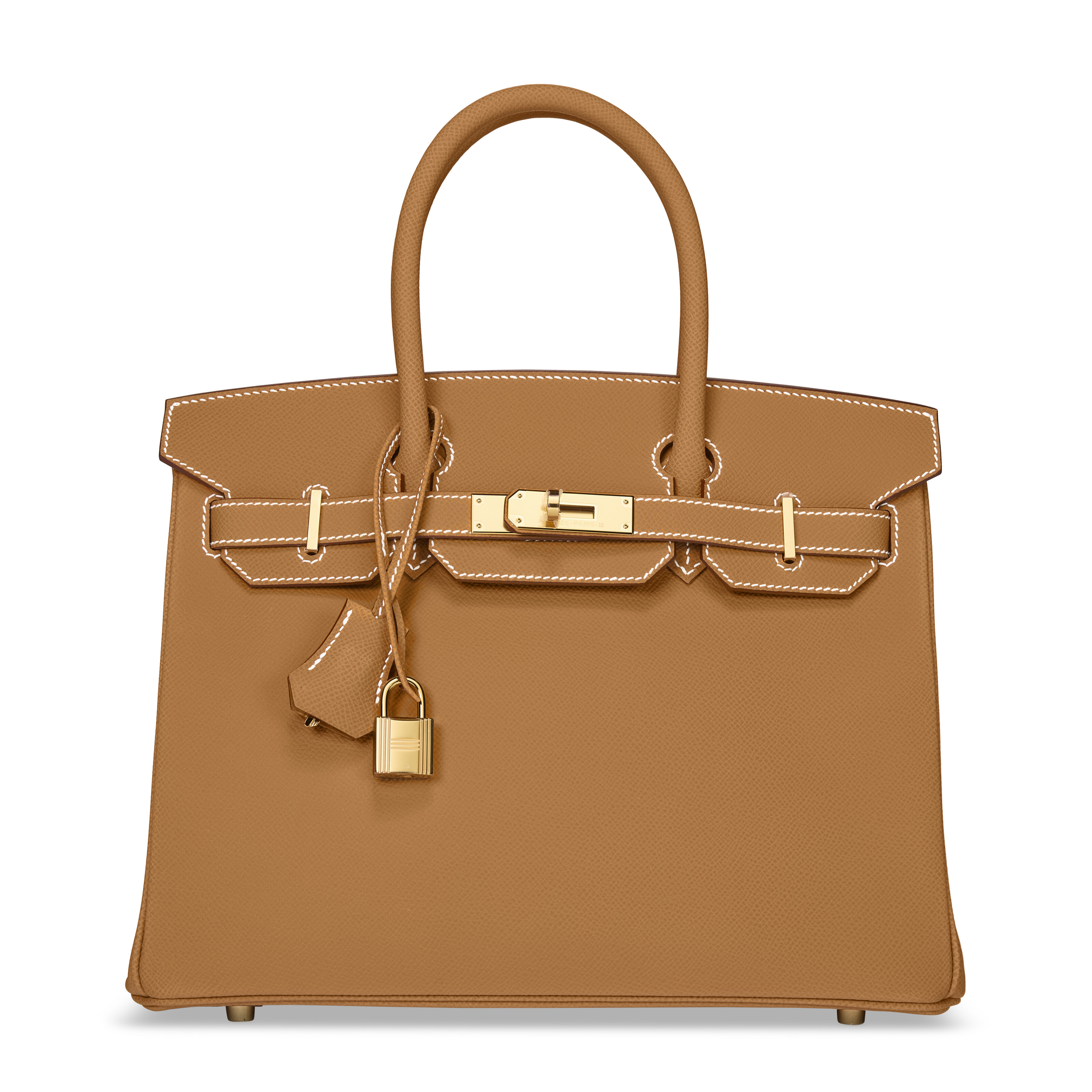 A GOLD TOGO LEATHER HAC BIRKIN 40 WITH PALLADIUM HARDWARE, HERMÈS