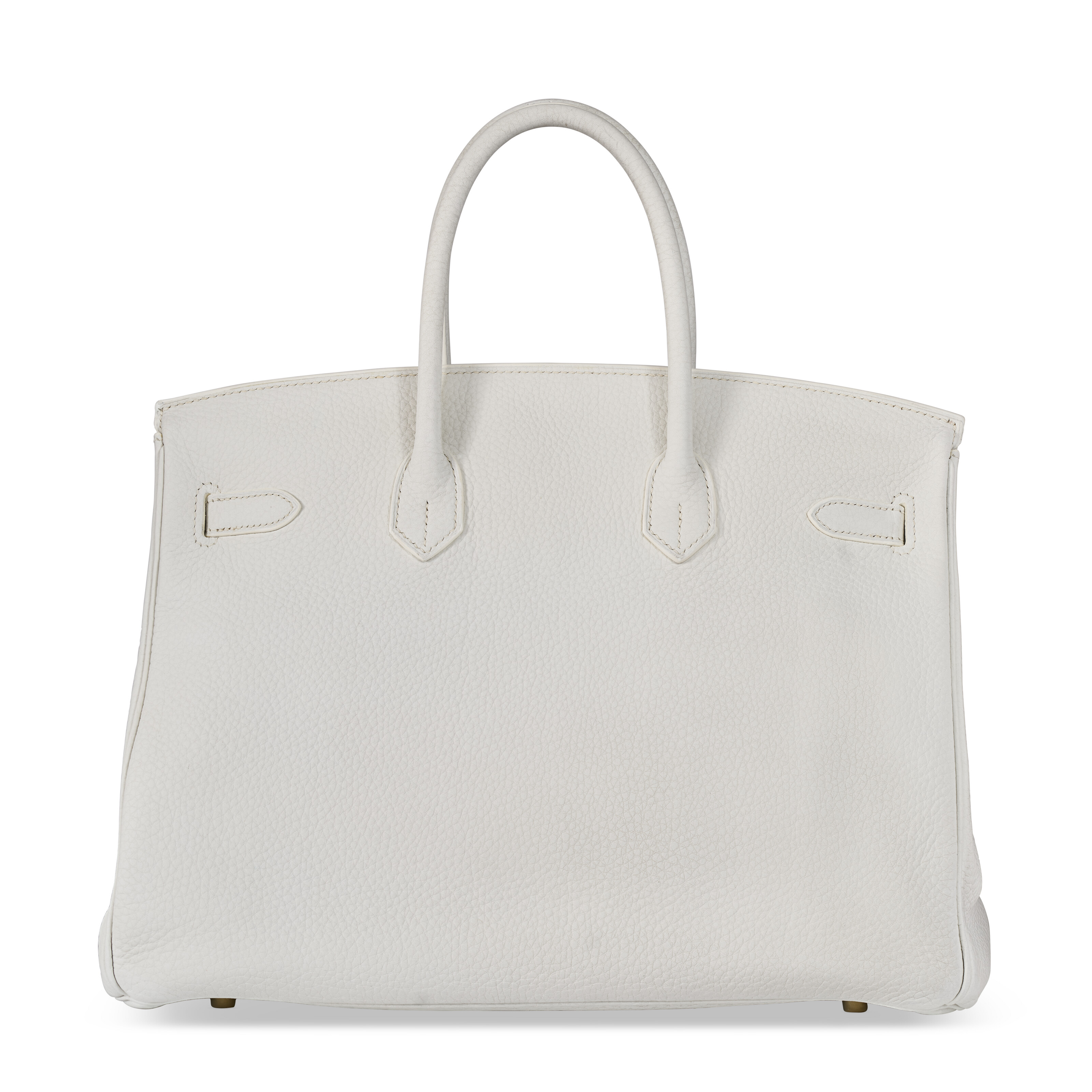 A WHITE CLEMENCE LEATHER BIRKIN 35 WITH GOLD HARDWARE HERMES 2010 Christie s