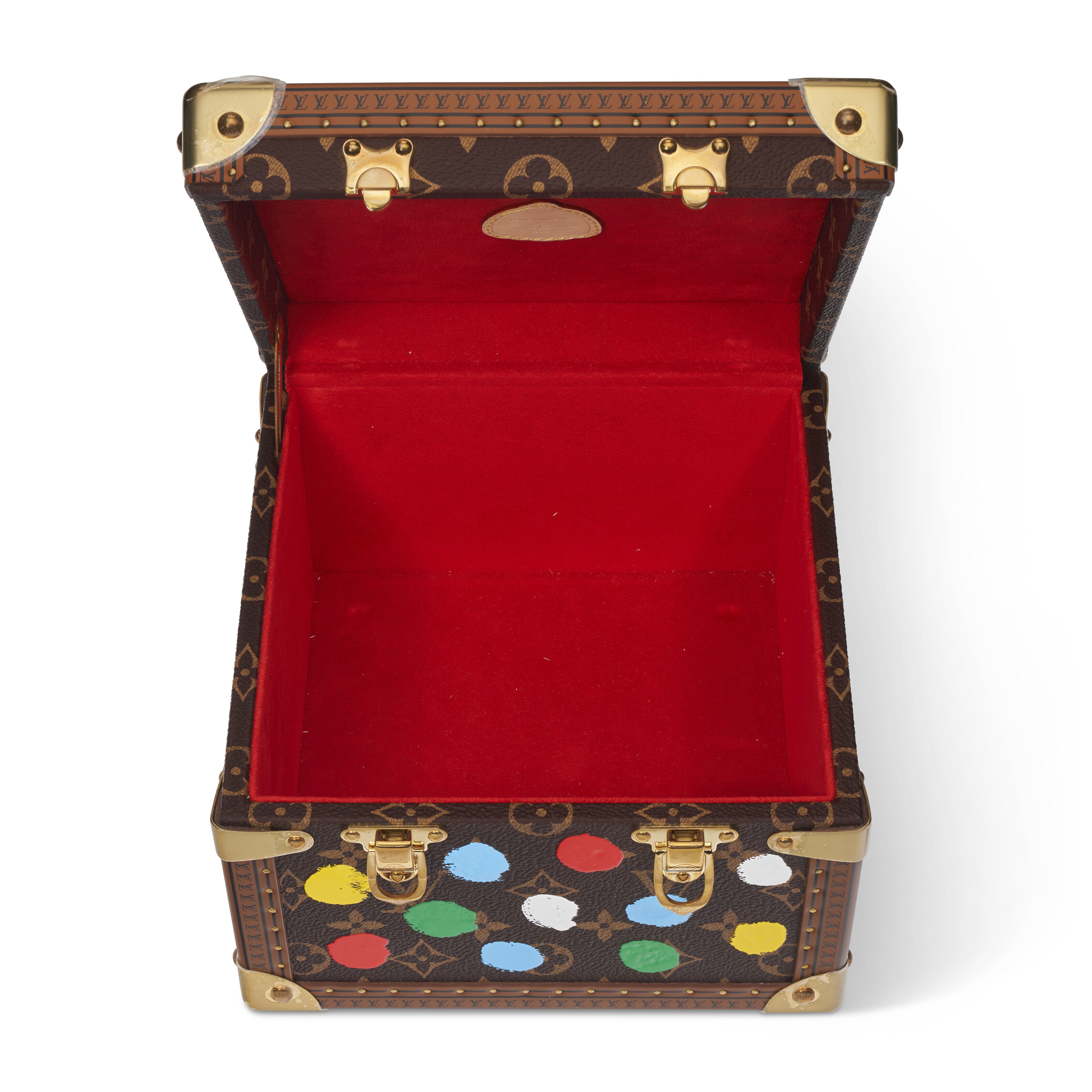A LIMITED EDITION CLASSIC MONOGRAM AND MULTICOLOR DOTS MALLE
