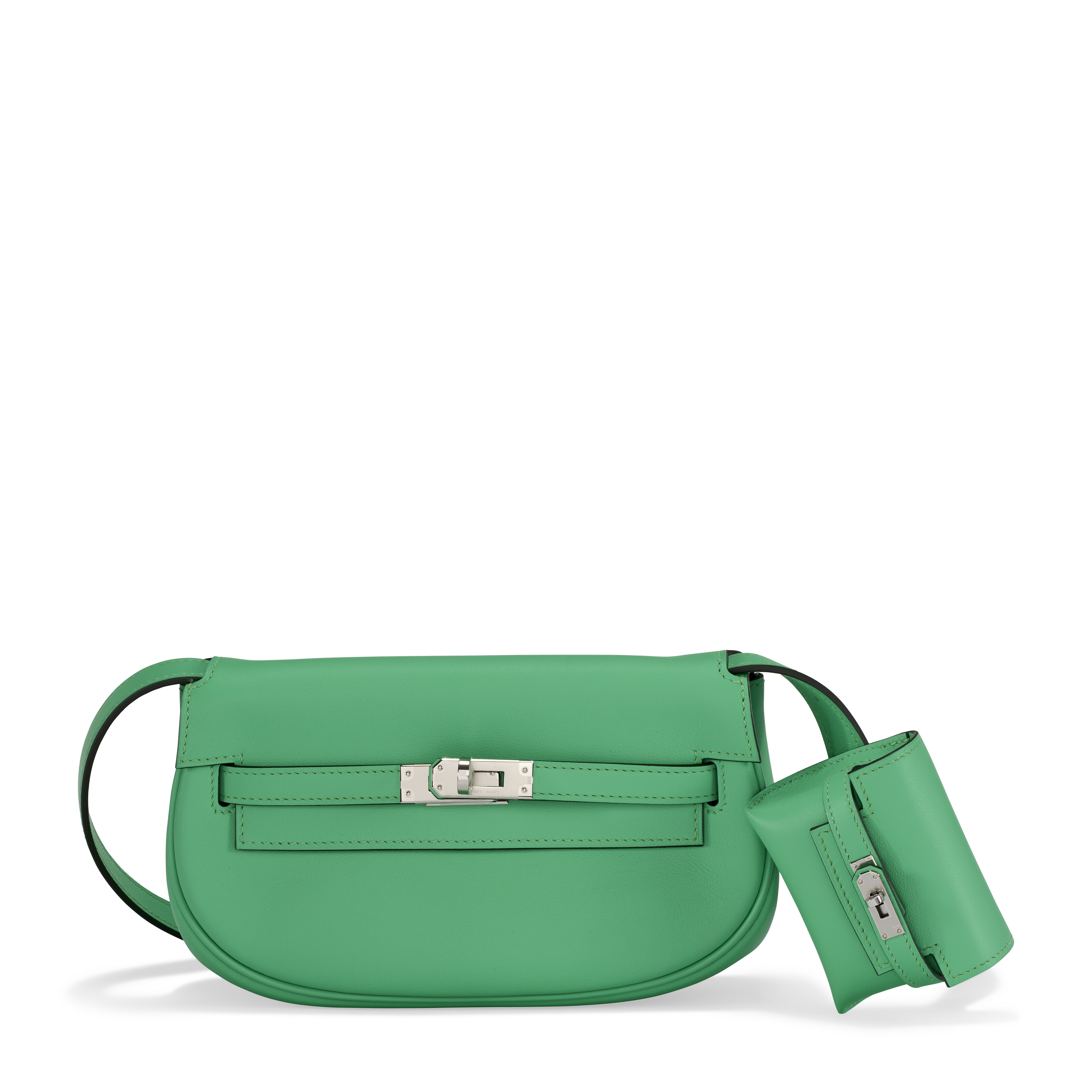 A LIMITED EDITION VERT MENTHE SWIFT LEATHER & OSIER WICKER PICNIC