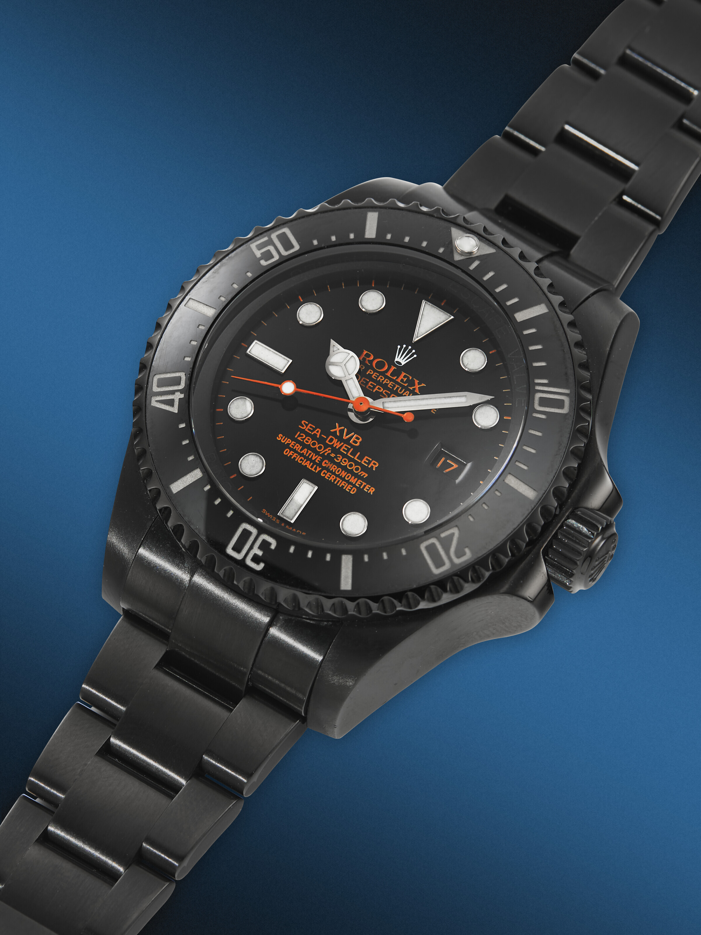 BAMFORD PVD COATED STAINLESS STEEL DEEPSEA SEA DWELLER REF. 116660 Christie s