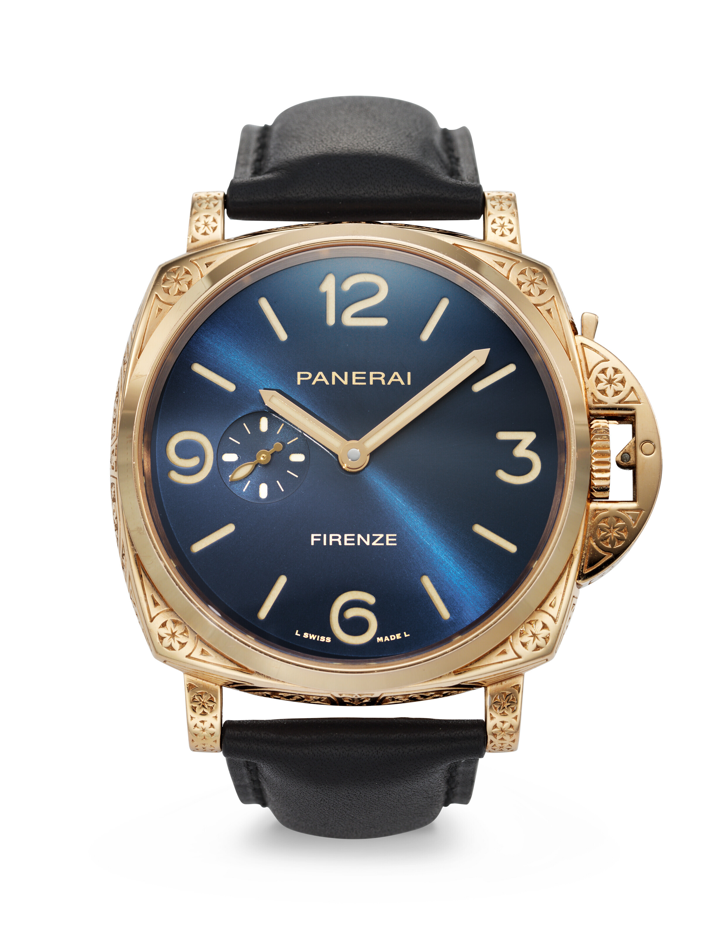 Gold Panerai Regatta Watch PANERAI, LIMITED EDITION HAND-ENGRAVED