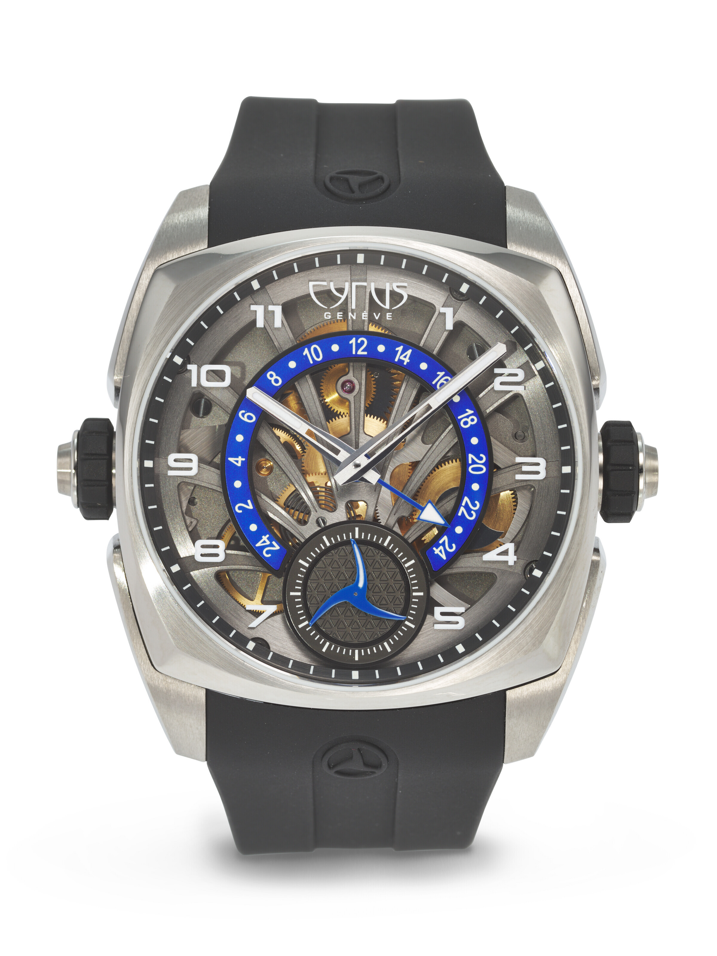 CYRUS, TITANIUM LIMITED EDITION RETROGRADE DUAL TIME 'KLEPCYS', REF ...