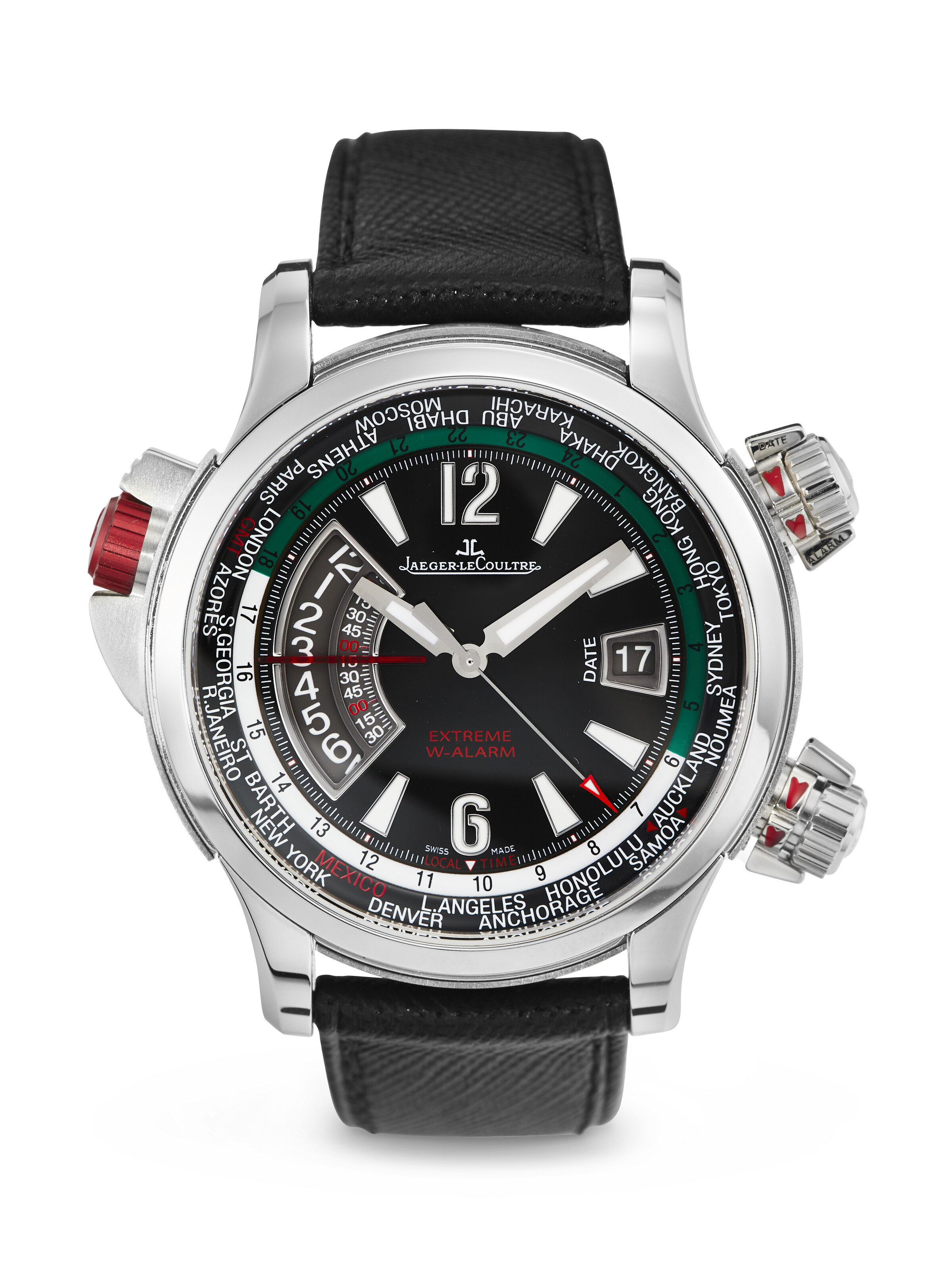 JAEGER-LECOULTRE, LIMITED EDITION STAINLESS STEEL WORLD TIME