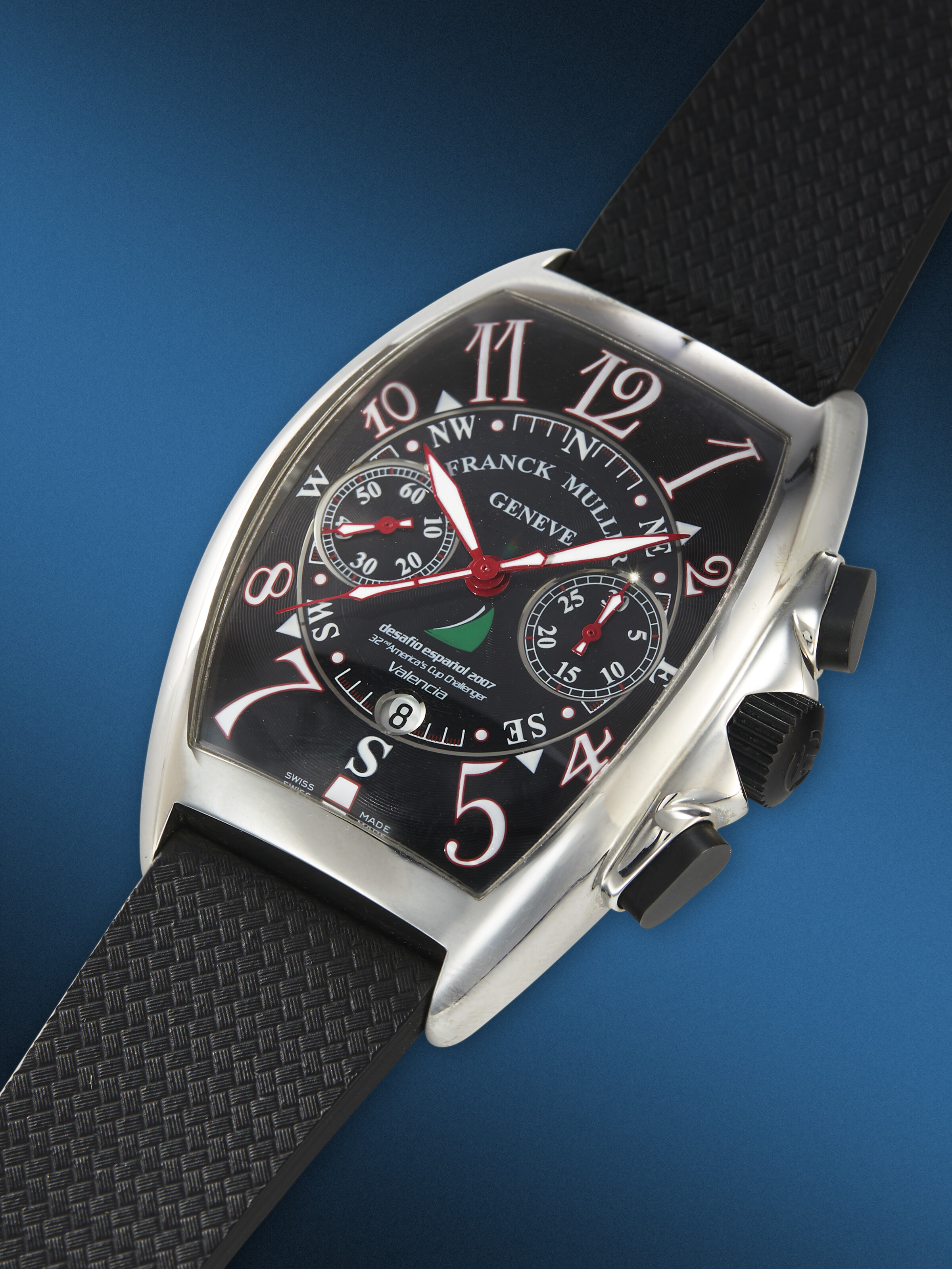 FRANCK MULLER, STAINLESS STEEL CHRONOGRAPH '32ND AMERICA'S CUP