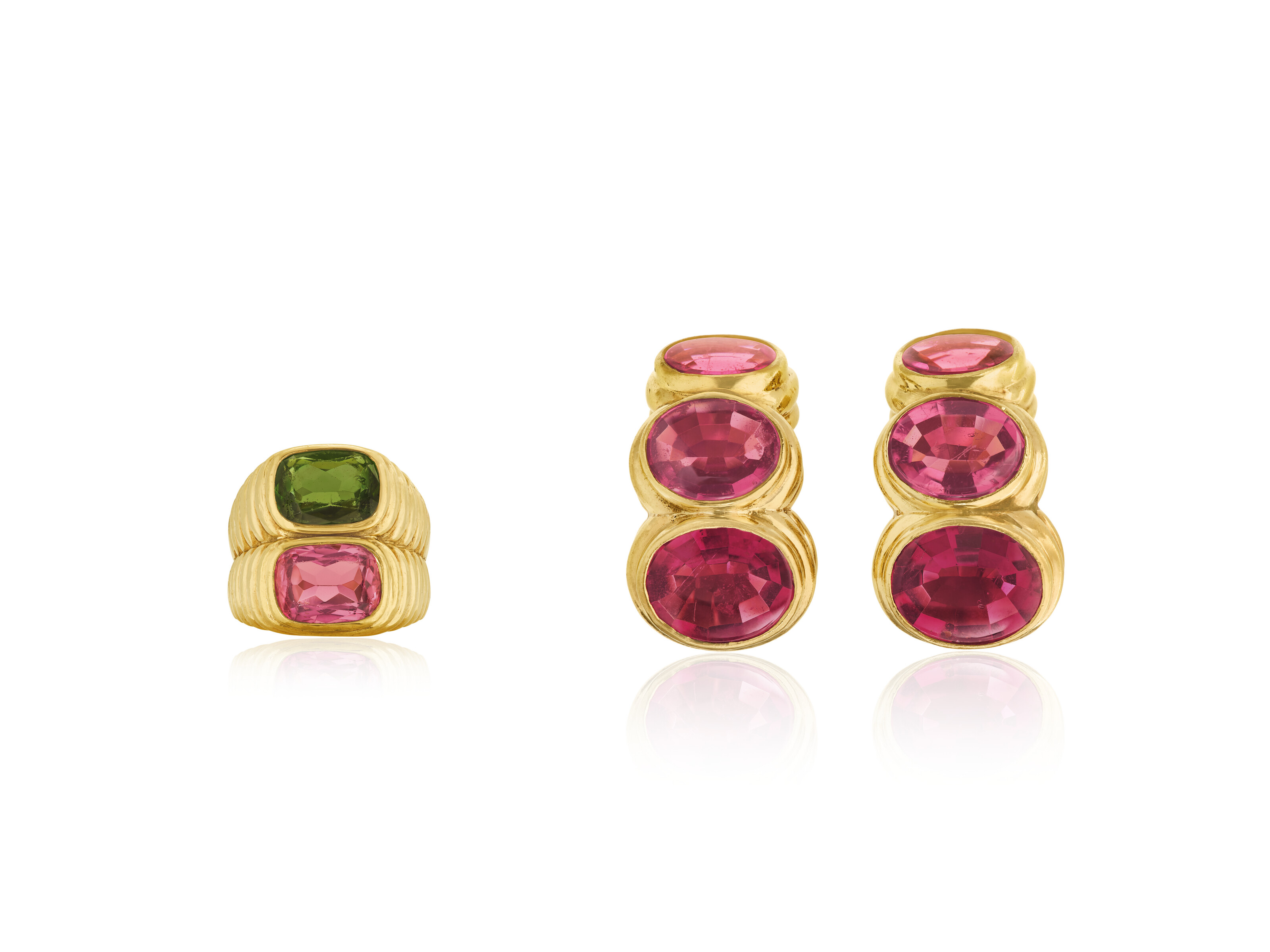 NO RESERVE | SET OF BULGARI TOURMALINE JEWELRY, | Christie's