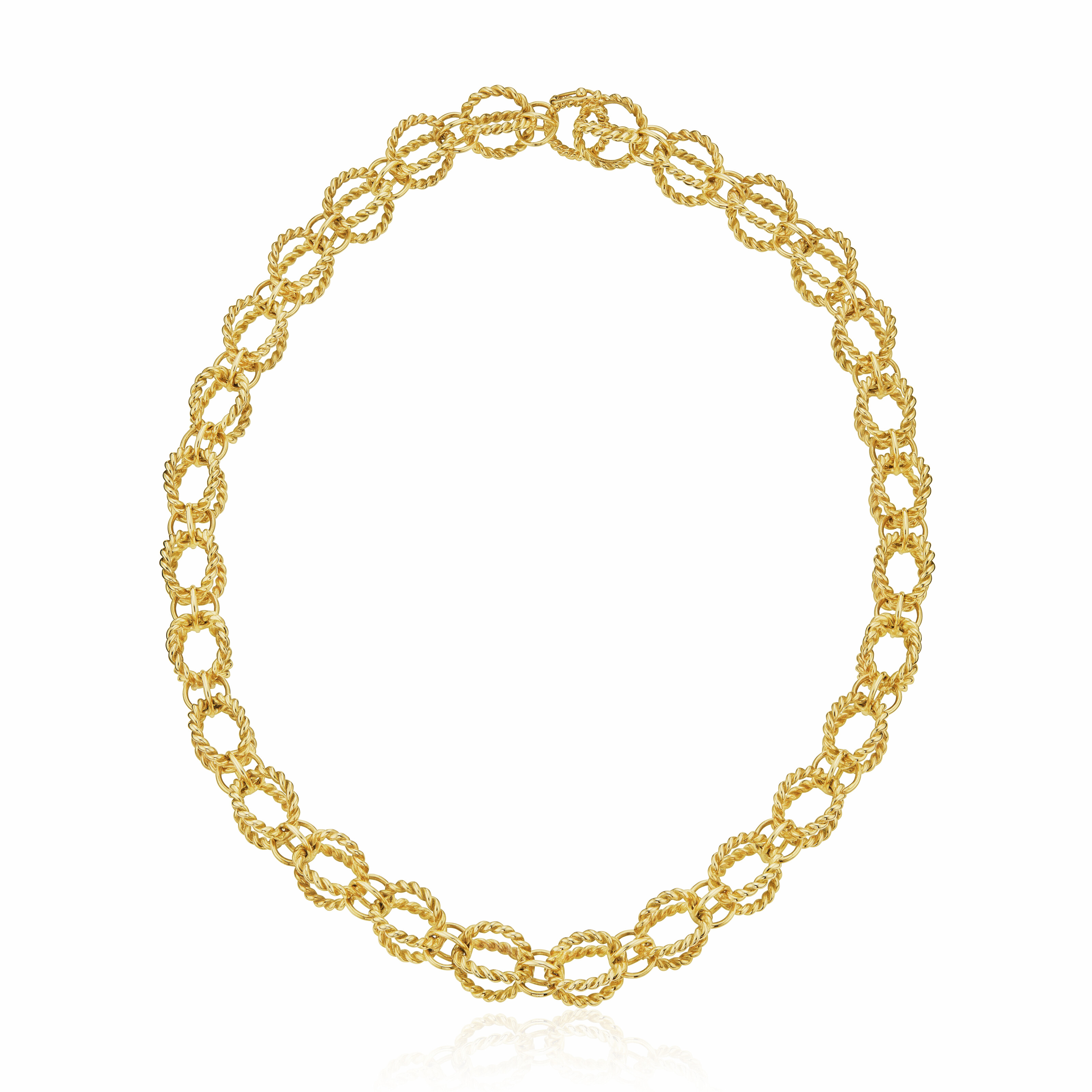 NO RESERVE TIFFANY JEAN SCHLUMBERGER GOLD NECKLACE