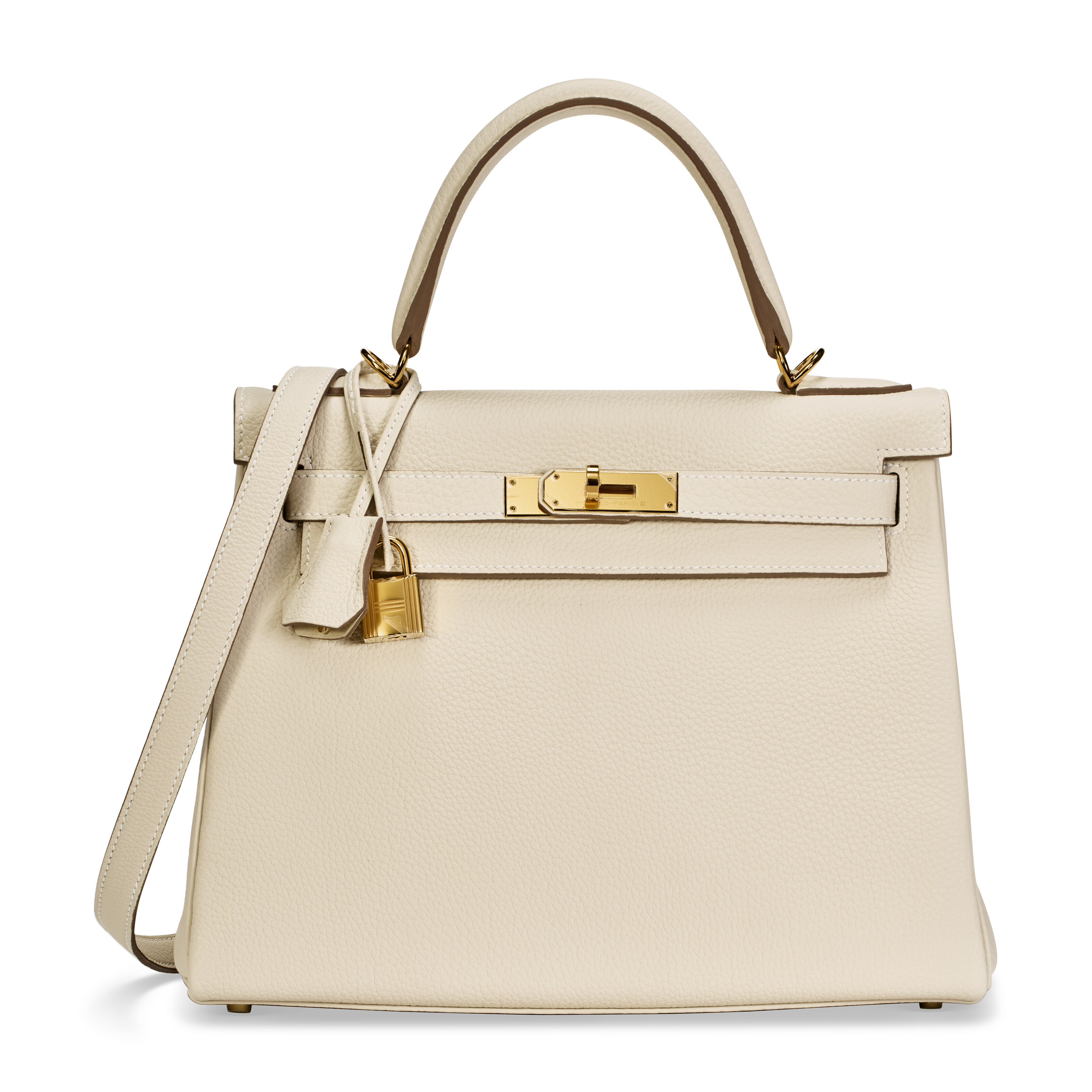 A CRAIE CLÉMENCE LEATHER RETOURNÉ KELLY 28 WITH GOLD HARDWARE
