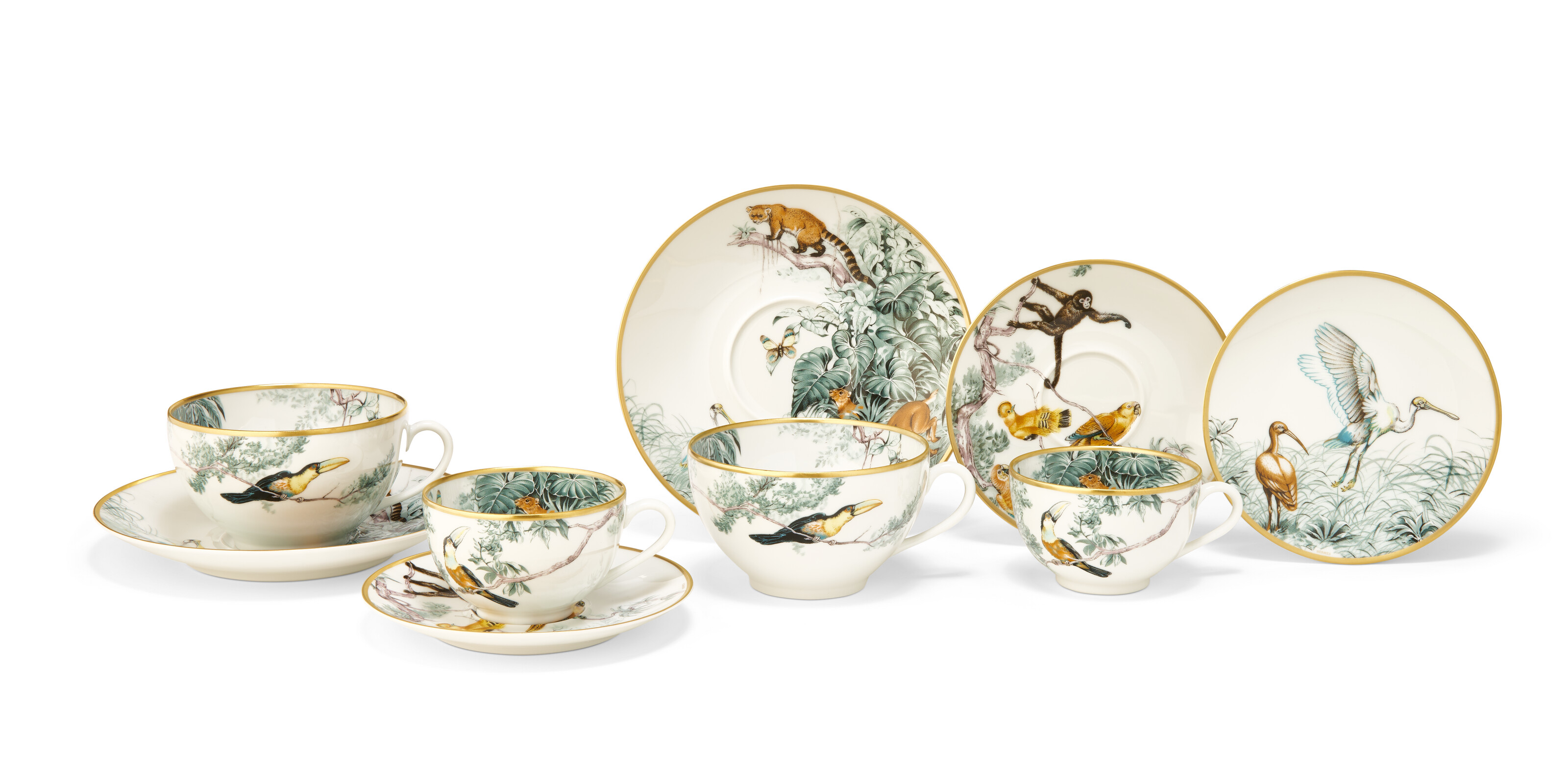 CARNETS D'EQUATOR PORCELAIN SERVICE COMPRISING 10 PIECES, HERMÈS