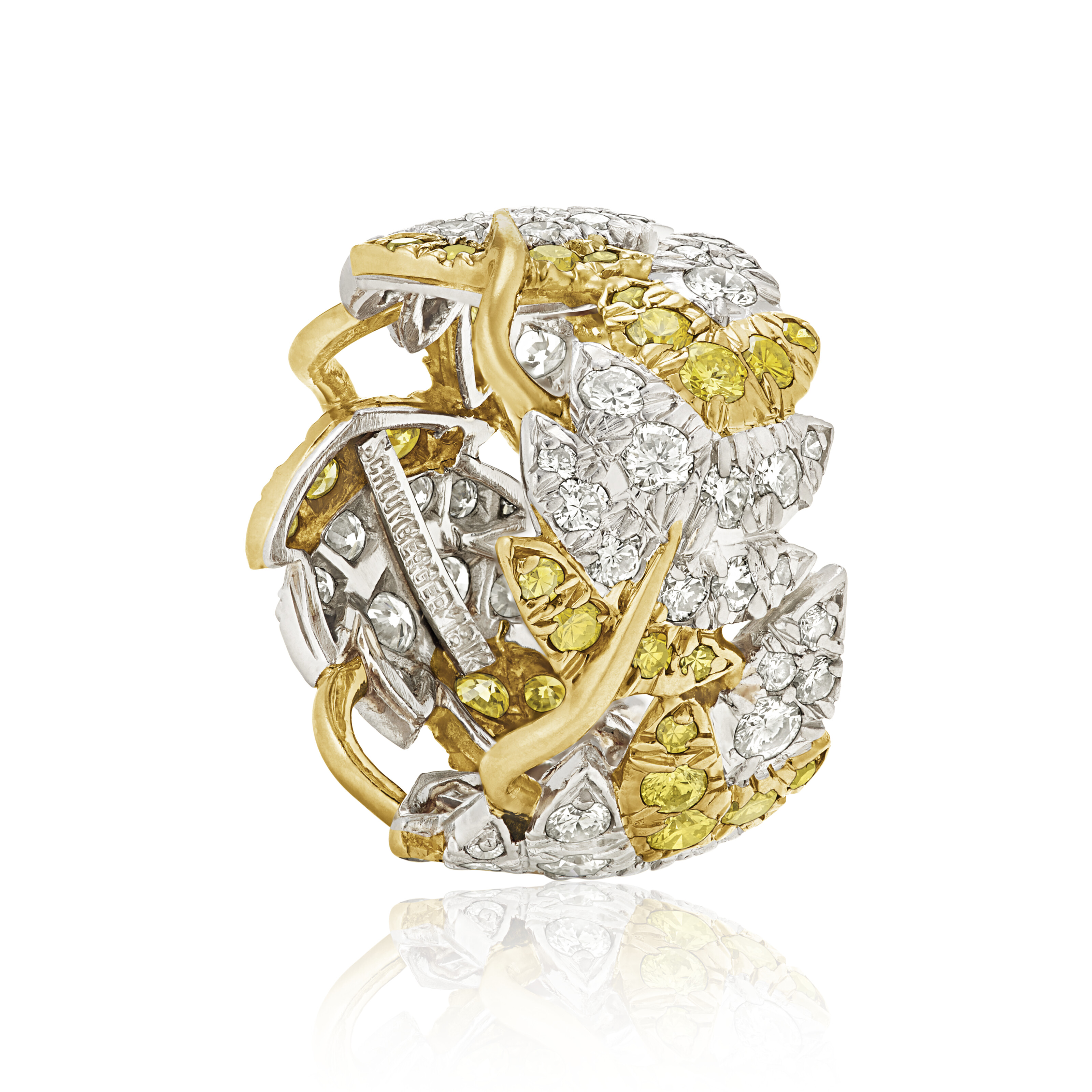 TIFFANY & CO., JEAN SCHLUMBERGER DIAMOND AND COLORED DIAMOND 'FOUR