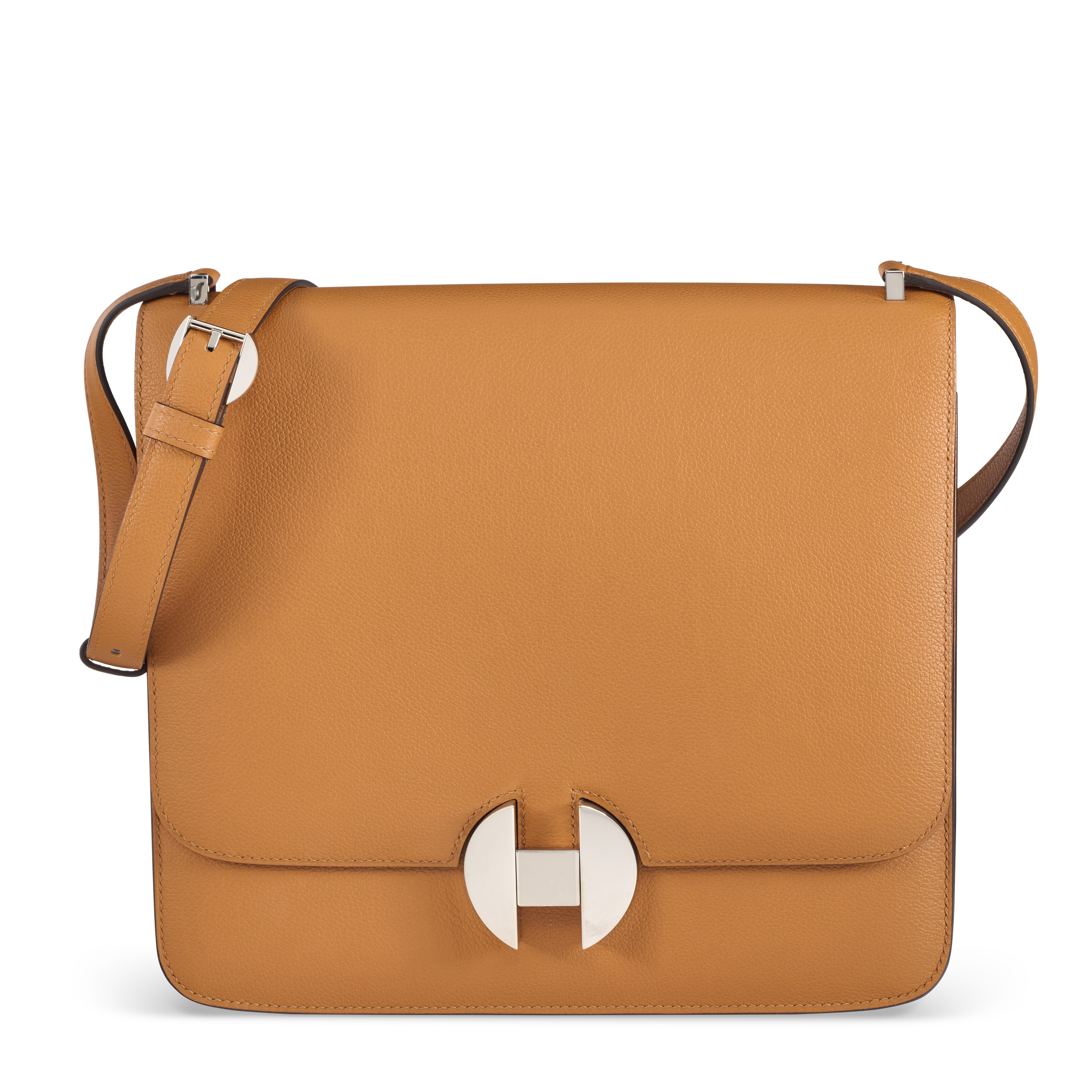 A NATURELLE ARDENNES LEATHER HAC BIRKIN 40 WITH BRASS HARDWARE