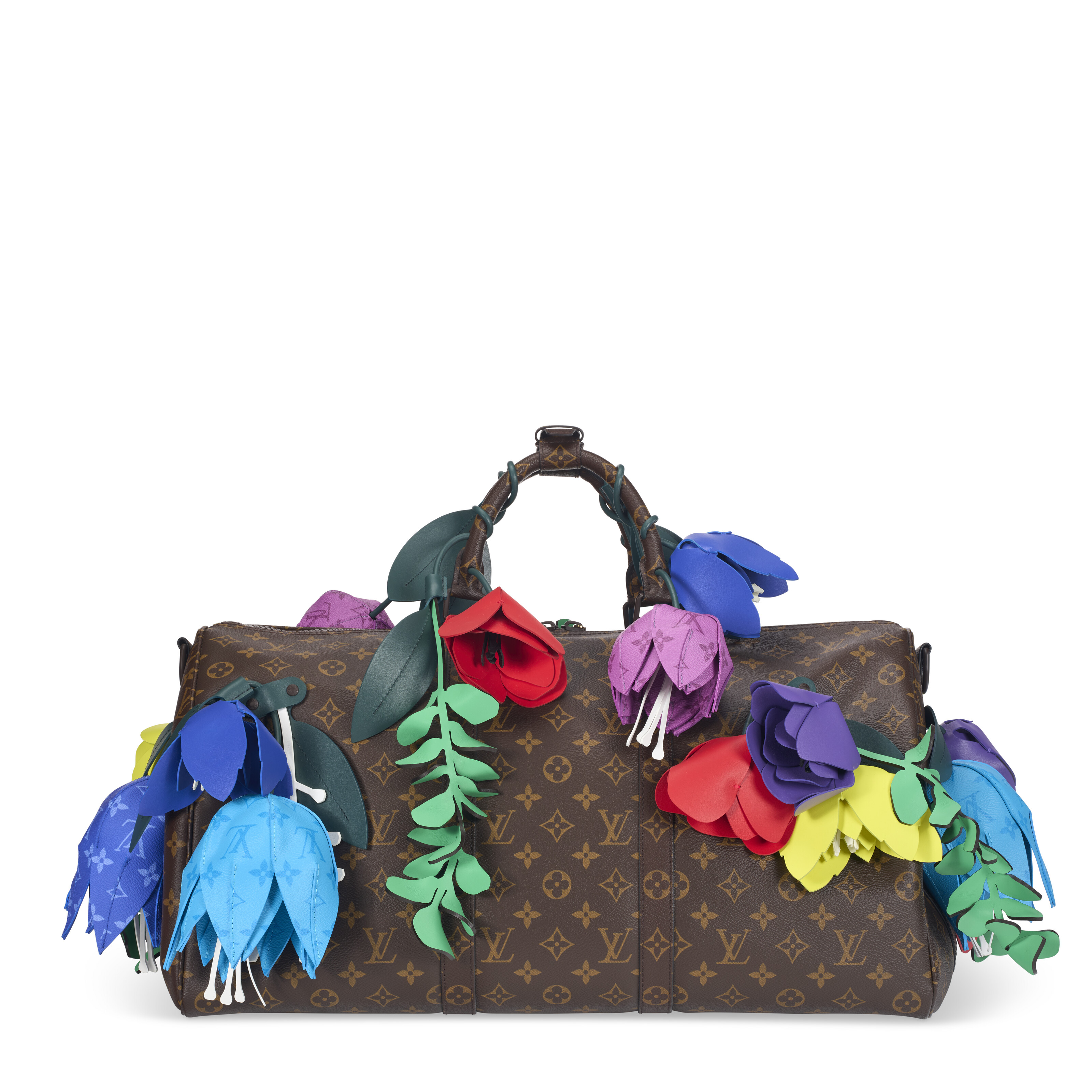 A RARE, RUNWAY MONOGRAM CANVAS & MULTICOLOR MONOGRAM LEATHER