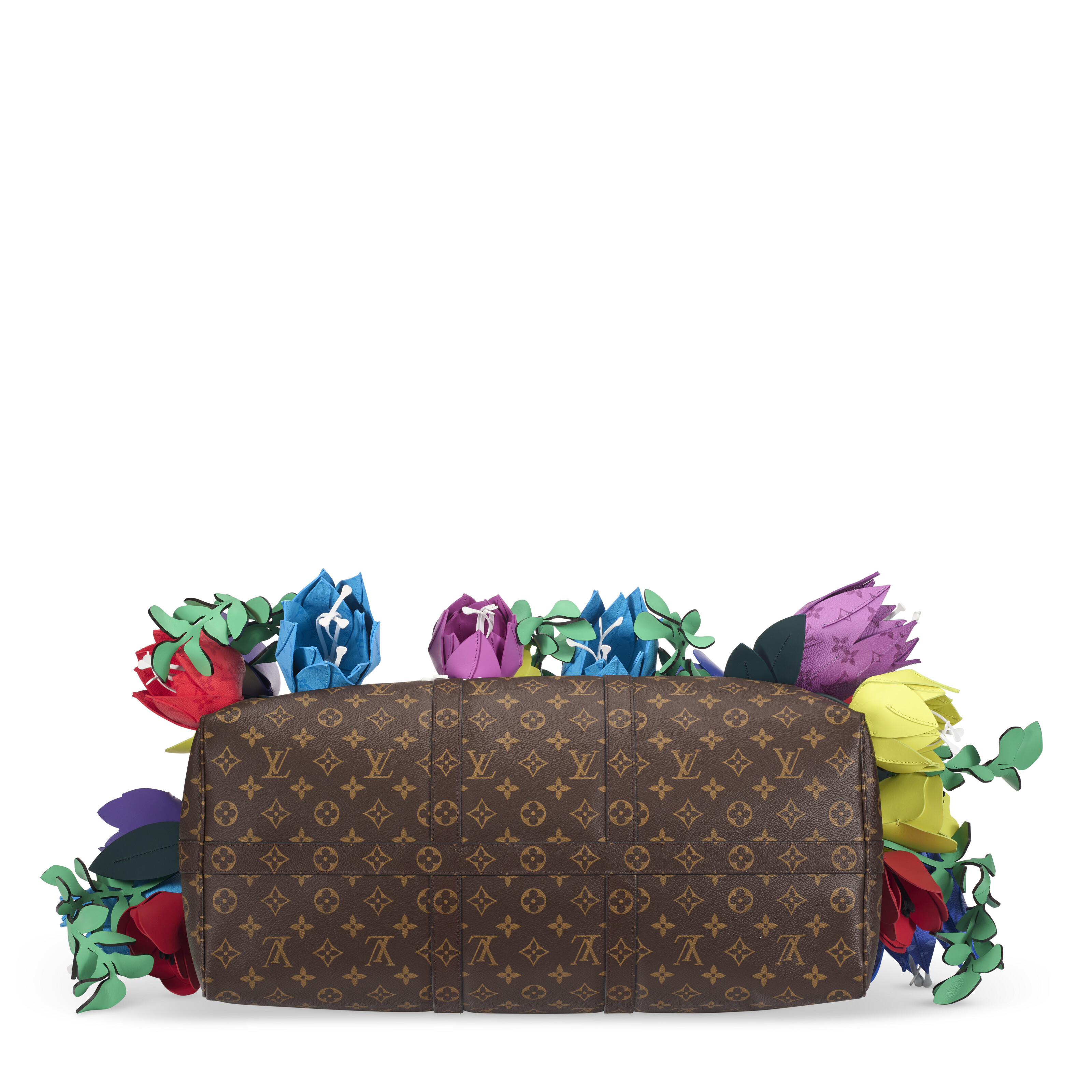 A RARE, RUNWAY MONOGRAM CANVAS & MULTICOLOR MONOGRAM LEATHER