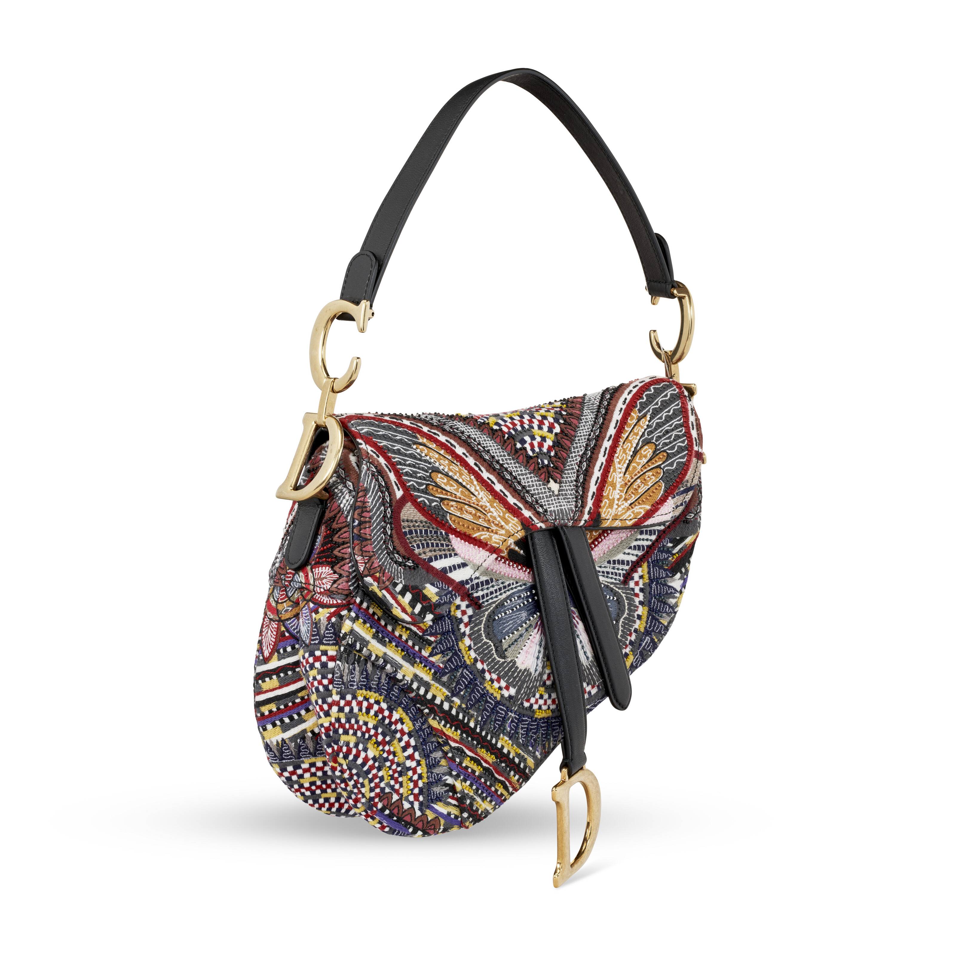 Dior saddle bag butterfly top