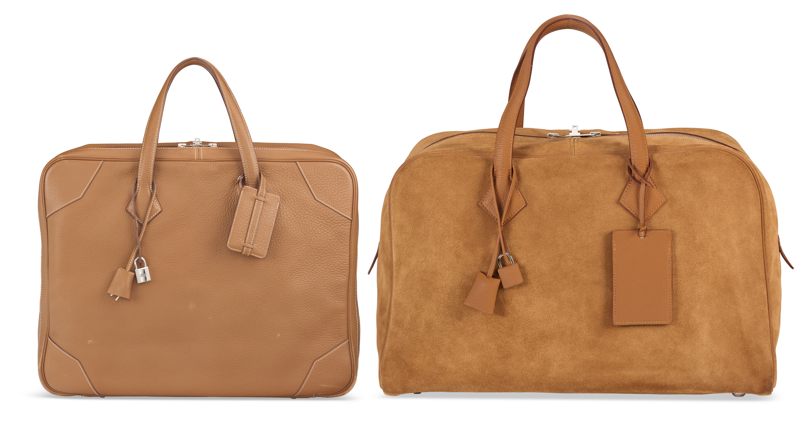 A CHOCOLATE VEAU DOBLIS SUEDE KELLY POCHETTE WITH PALLADIUM