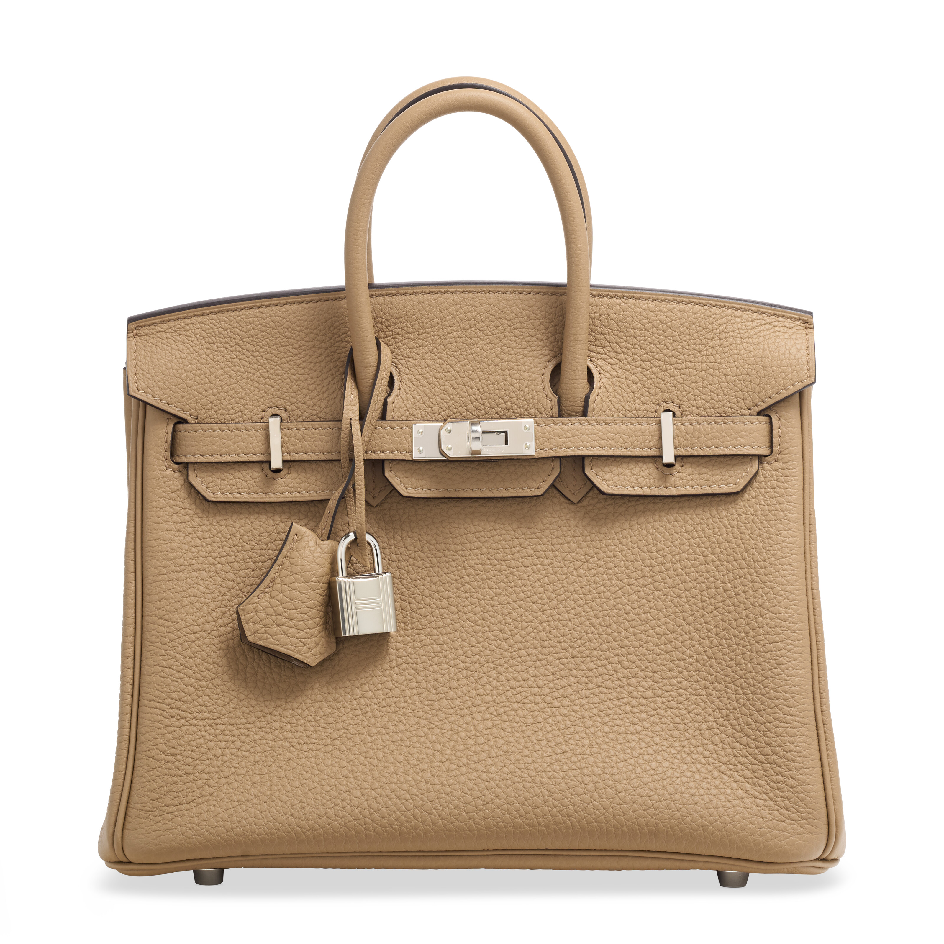 ARNYSバッグ　charvet HERMES hender scheme A NATURELLE ARDENNES LEATHER HAC BIRKIN 40 WITH BRASS HARDWARE