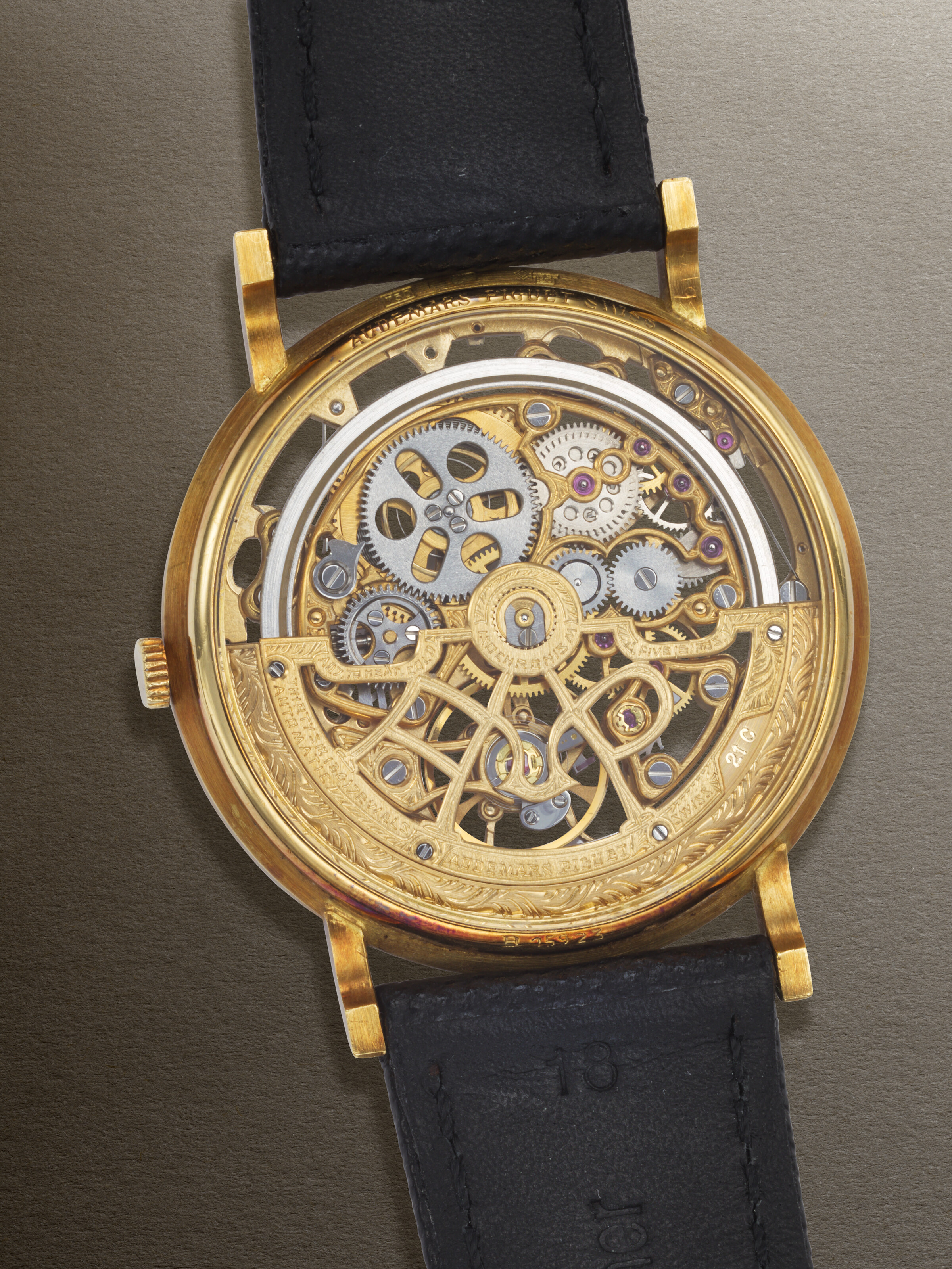 とみ様　新品　AUDEMARS PIGUET バックル AUDEMARS PIGUET, RARE YELLOW GOLD SKELETONIZED AND HAND