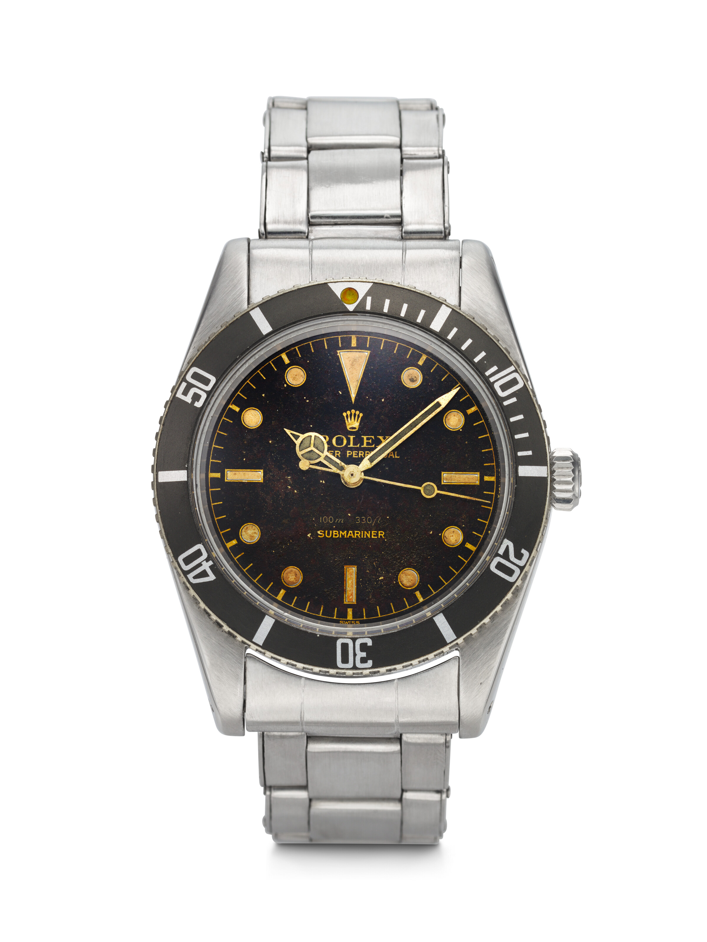 ROLEX, VERY EARLY AND DESIRABLE STAINLESS STEEL 'SUBMARINER SMALL