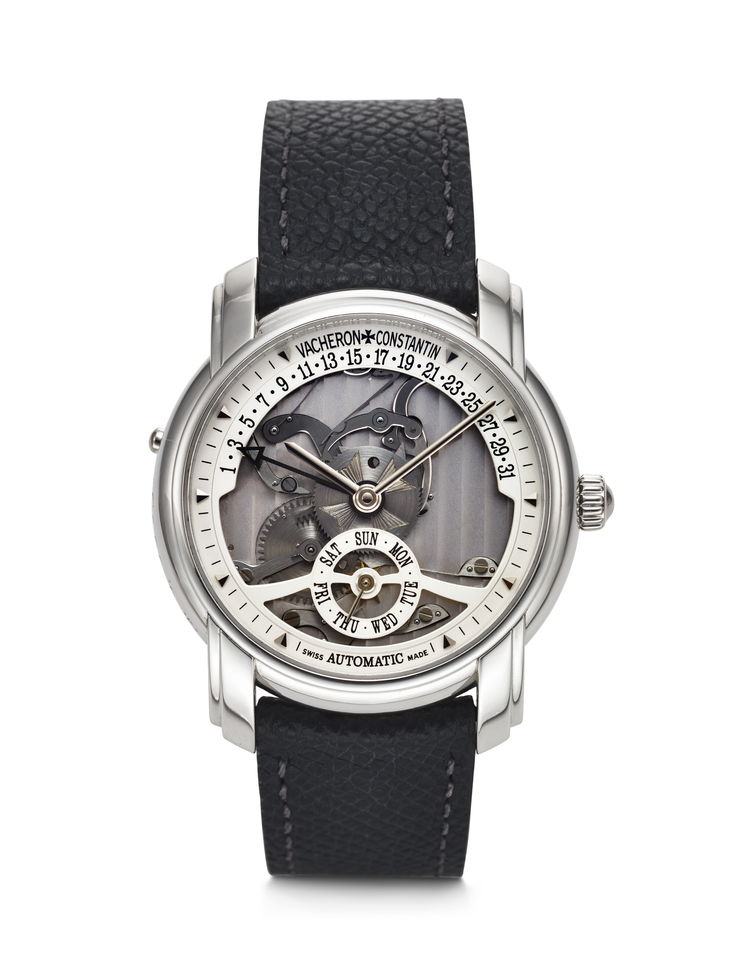 VACHERON CONSTANTIN, LIMITED EDITION PLATINUM SEMI-SKELETONIZED