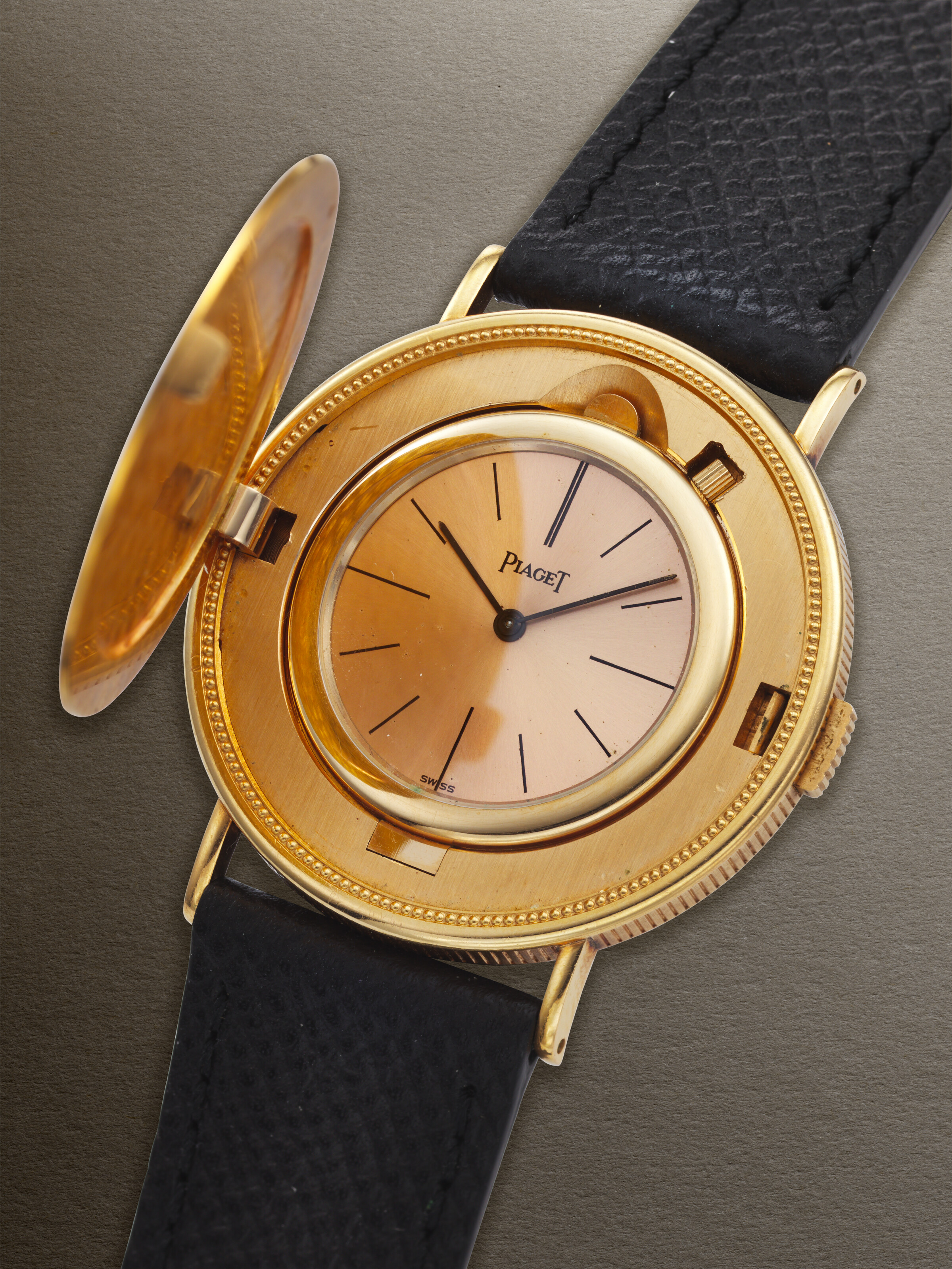 PIAGET, YELLOW GOLD TWENTY-DOLLAR COIN WRISTWATCH WITH CONCEALED