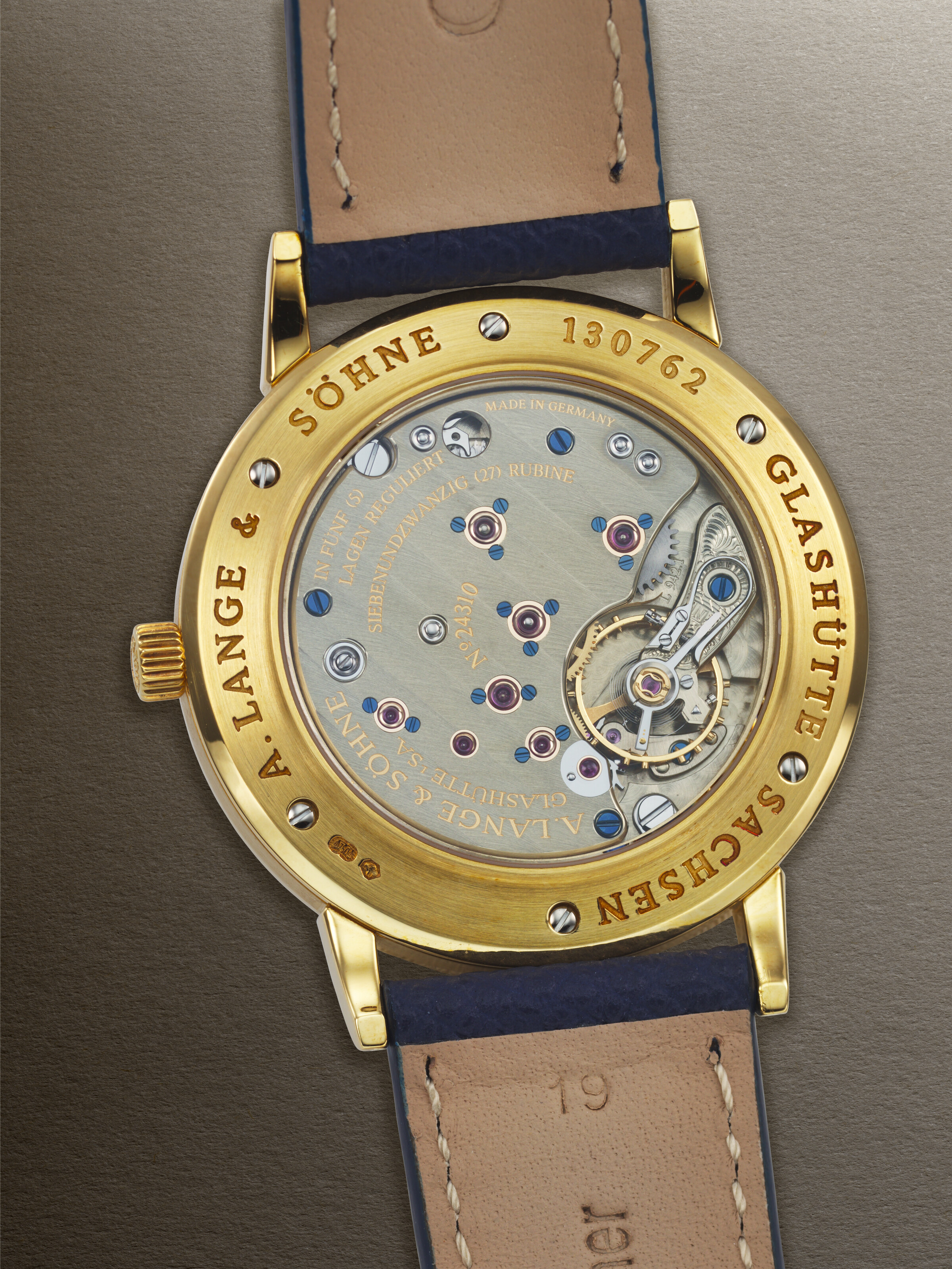 LANGE SÖHNE, YELLOW GOLD '1815 UP/DOWN' WITH POWER RESERVE