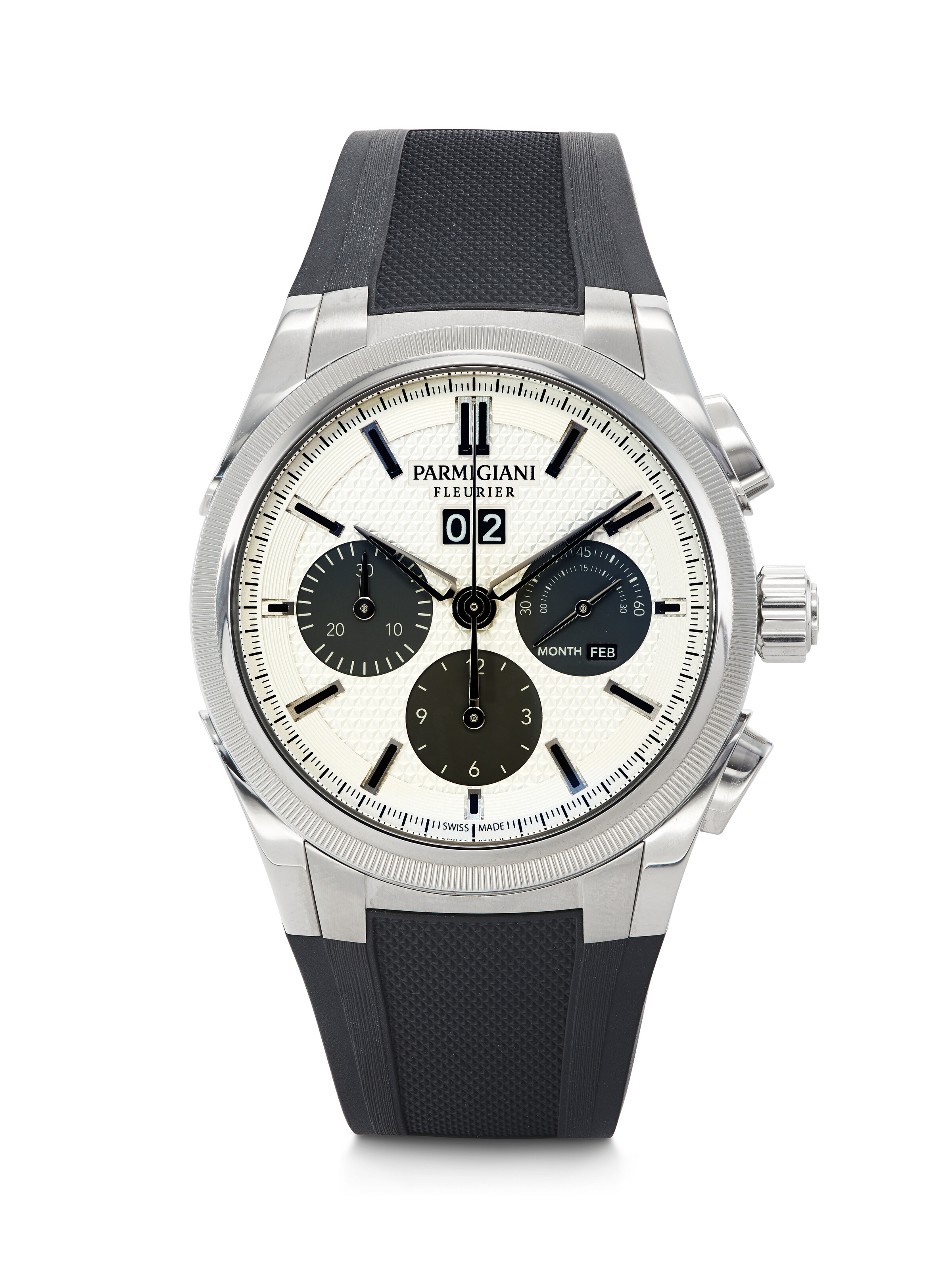 PARMIGIANI FLEURIER IMPRESSIVE STAINLESS STEEL ANNUAL CALENDAR #39 TONDA