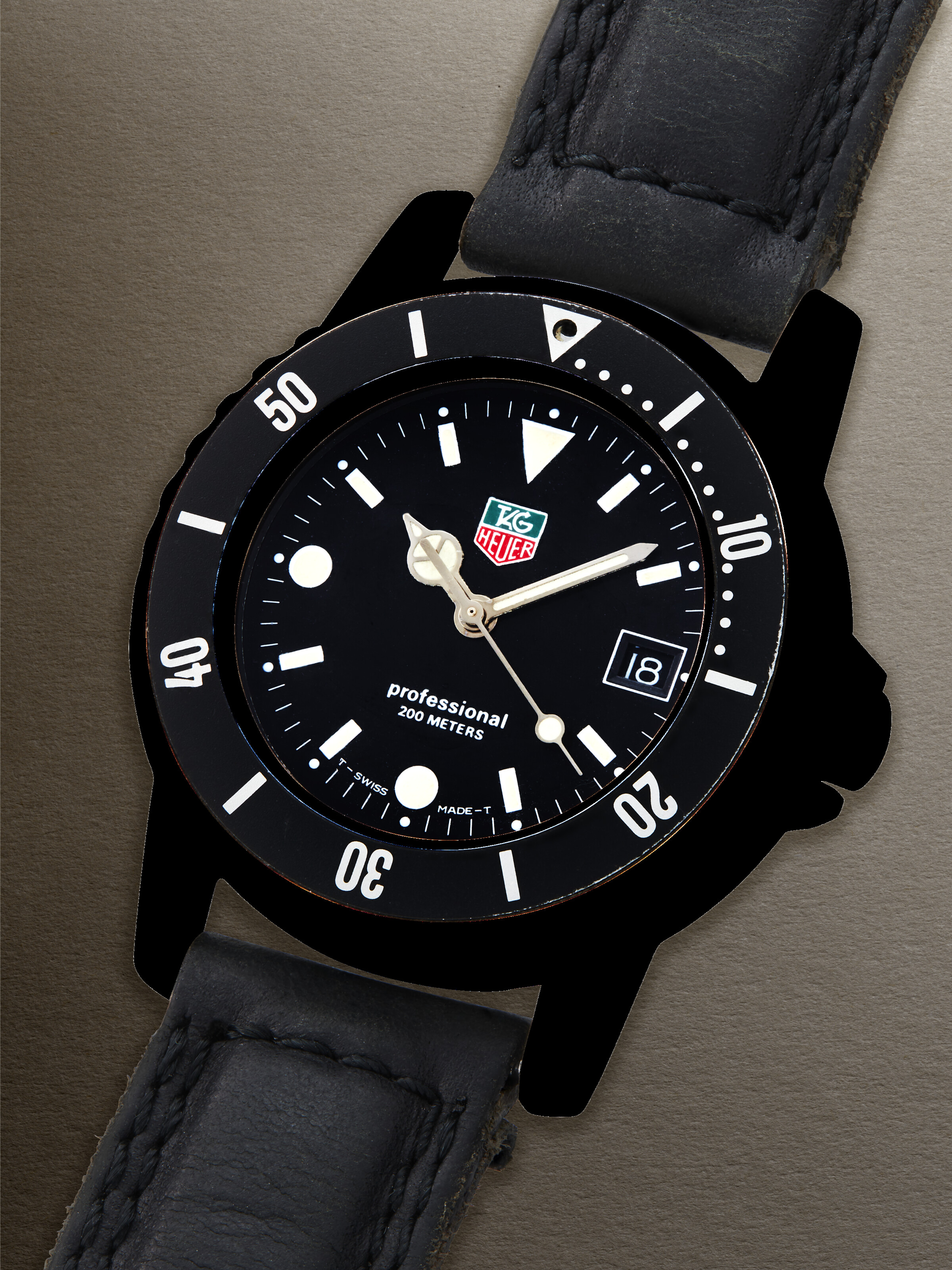 TAG HEUER, PREVIOUSLY FROM THE ESTATE OF KENNY ROGERS, STAINLESS