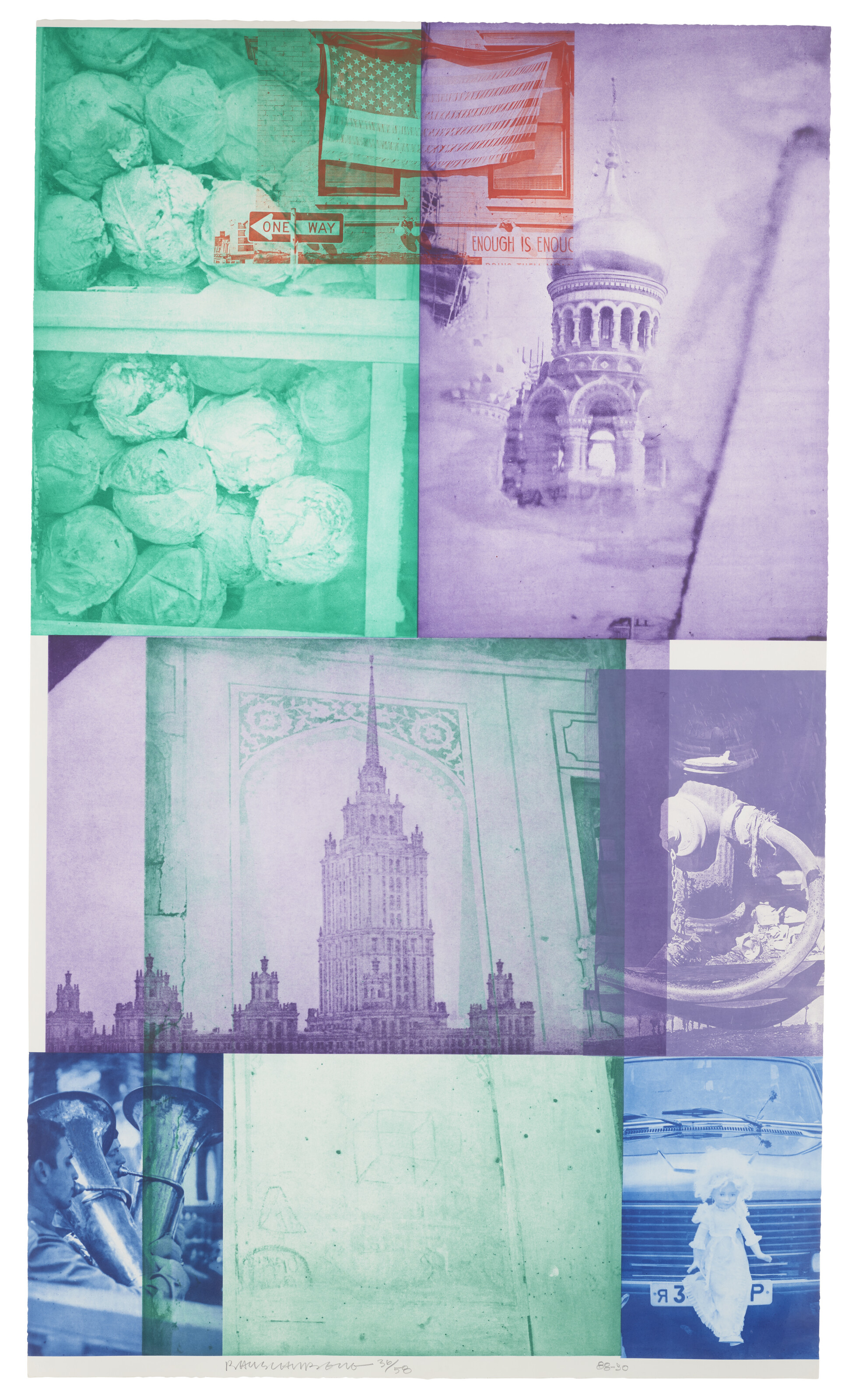 ROBERT RAUSCHENBERG (1925-2008), Soviet/American Array IV | Christie's
