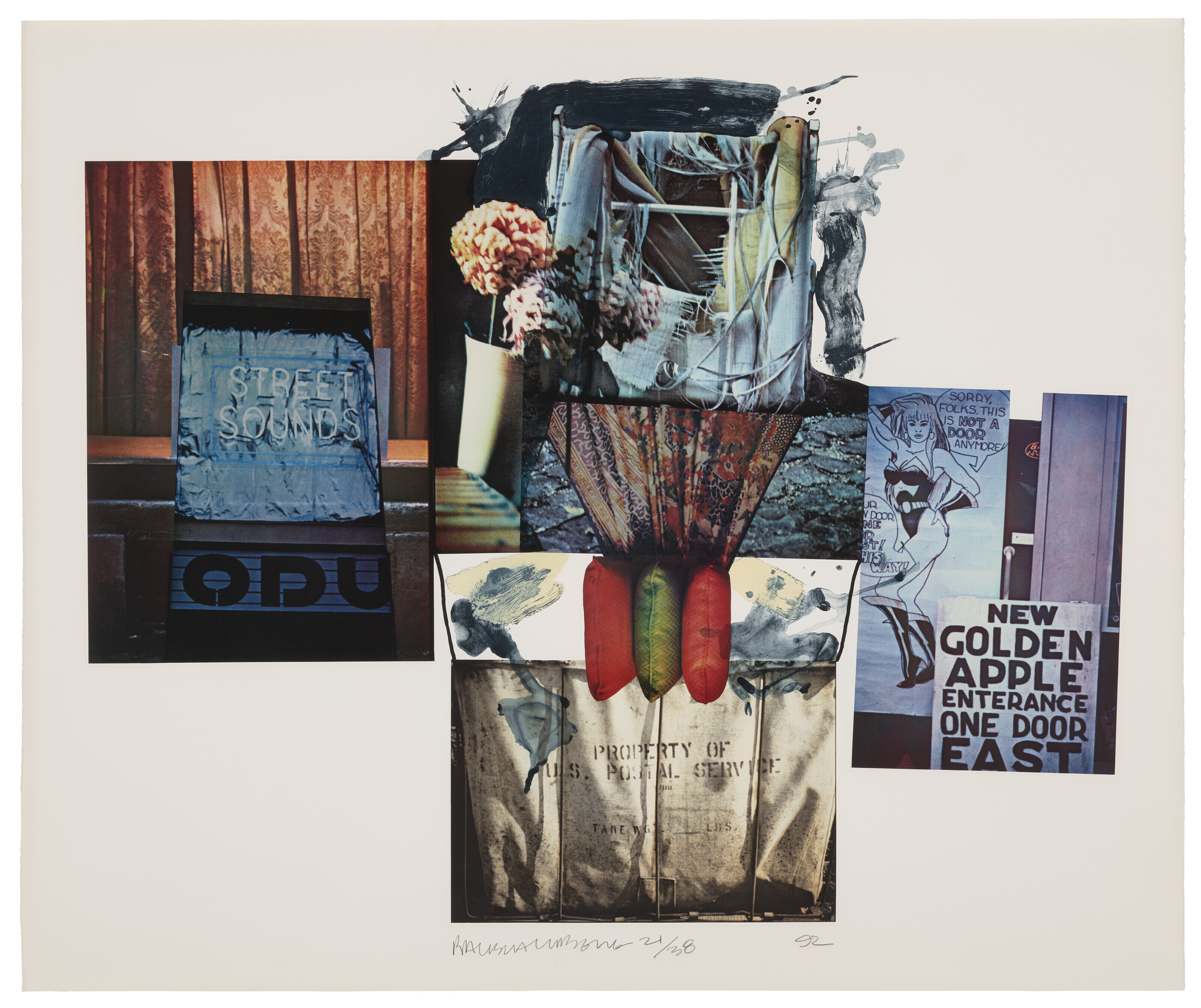 ROBERT RAUSCHENBERG (1925-2008), Street Sounds | Christie's