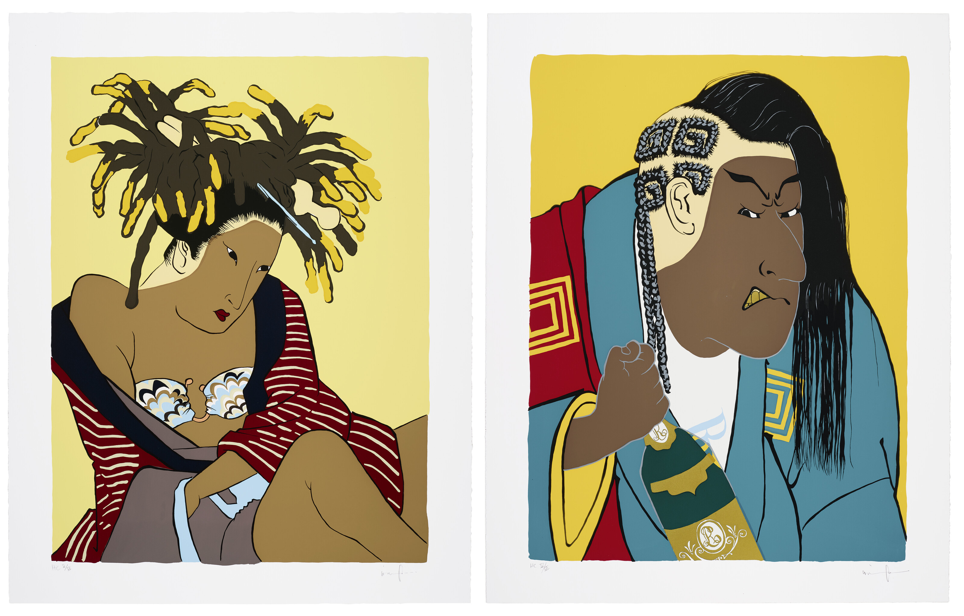 Catalog image of Two Prints by the Artist