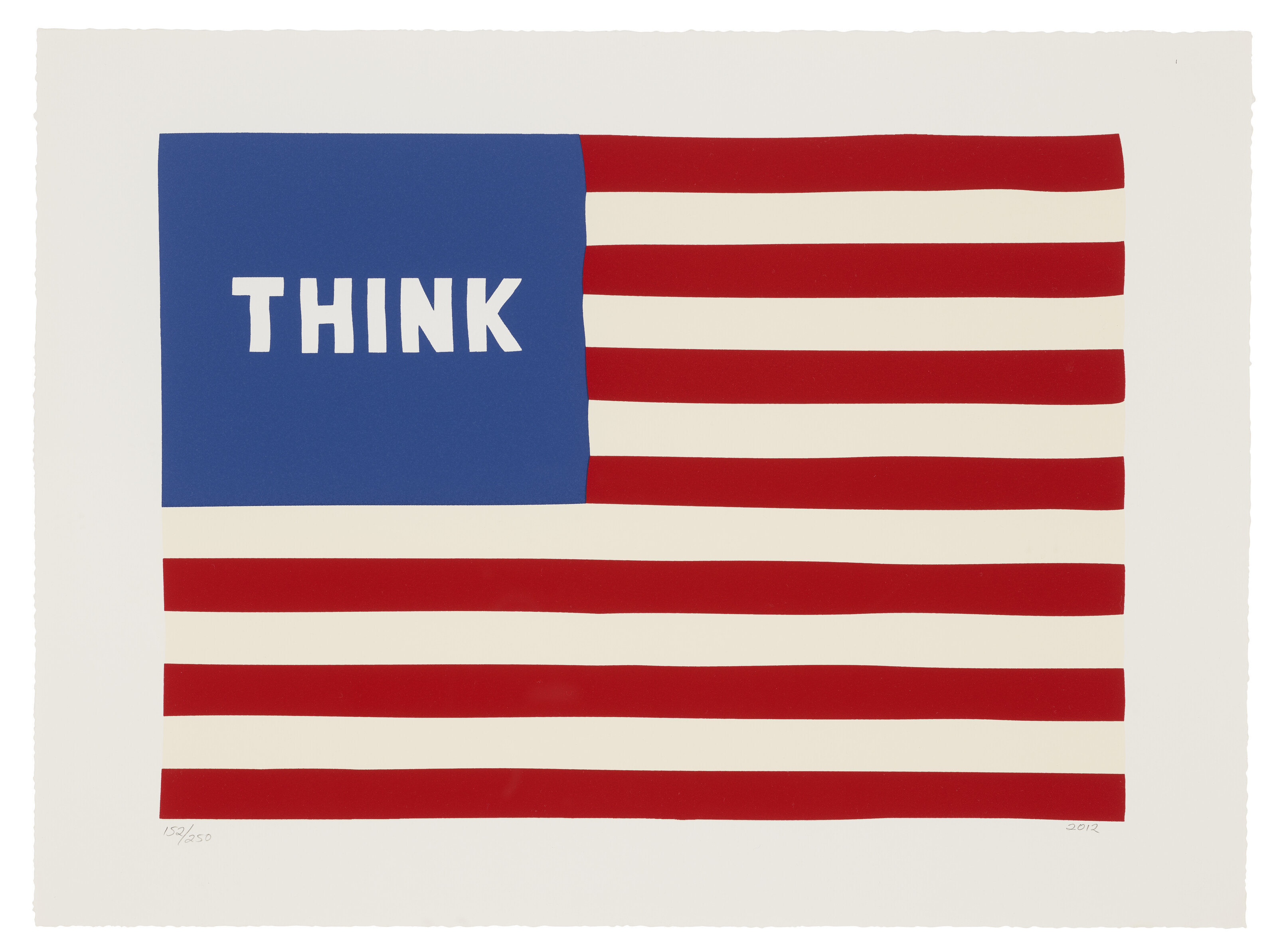 AFTER WILLIAM NELSON COPLEY (1919-1996), Flag (Think) | Christie's