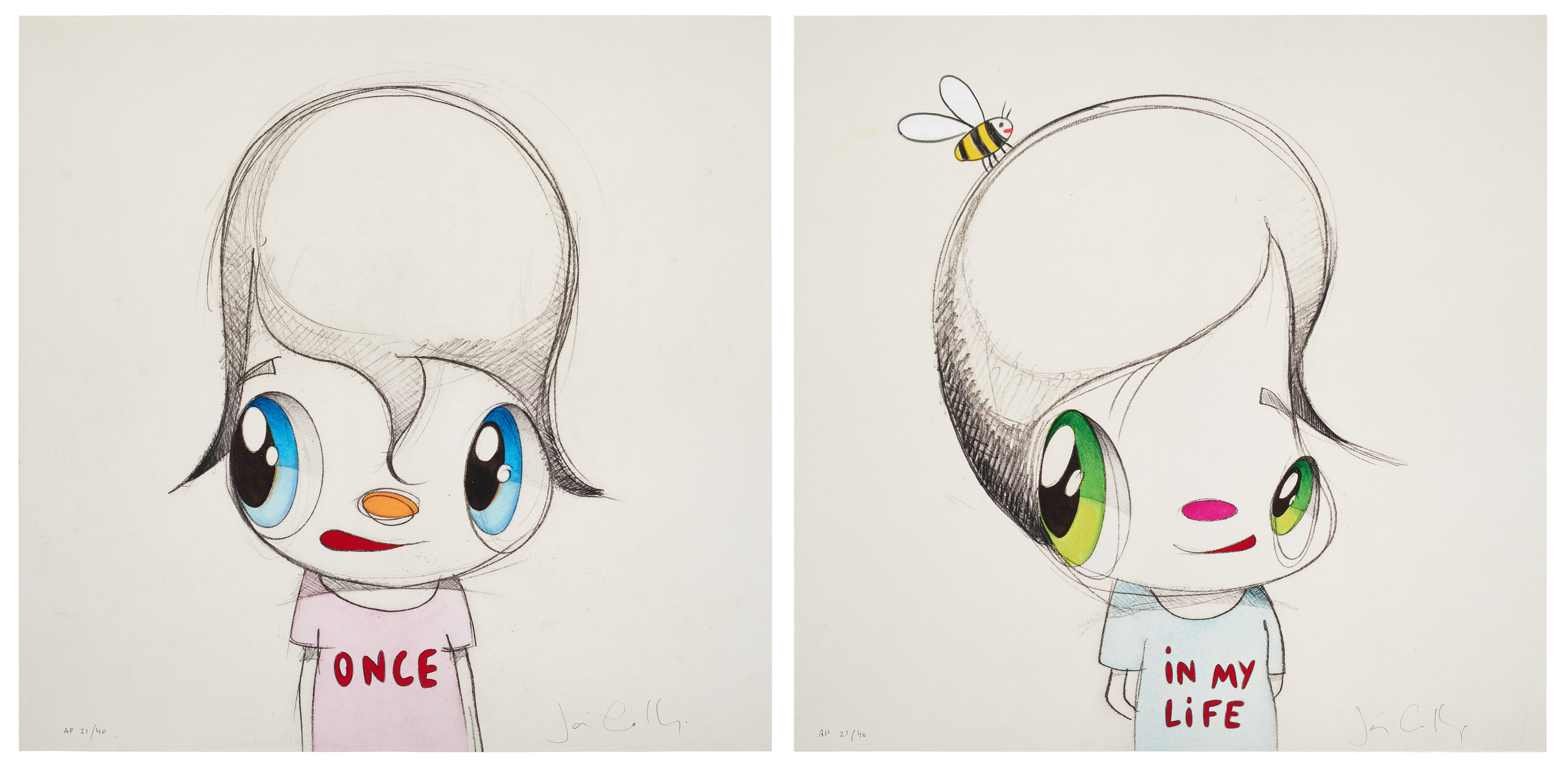 Catalog image of Once in my Life (diptych)