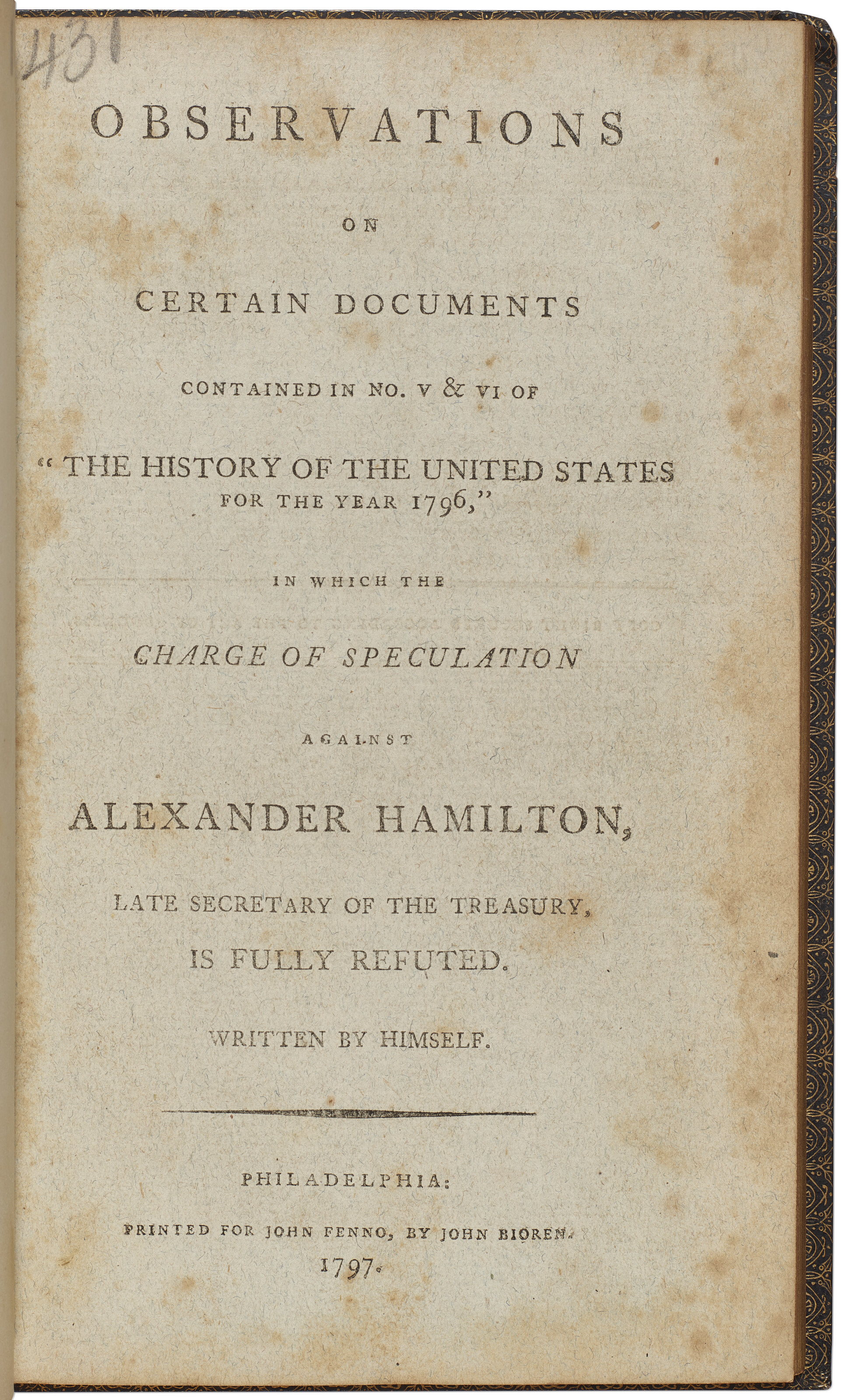 Alexander hamilton affair reynolds 2025