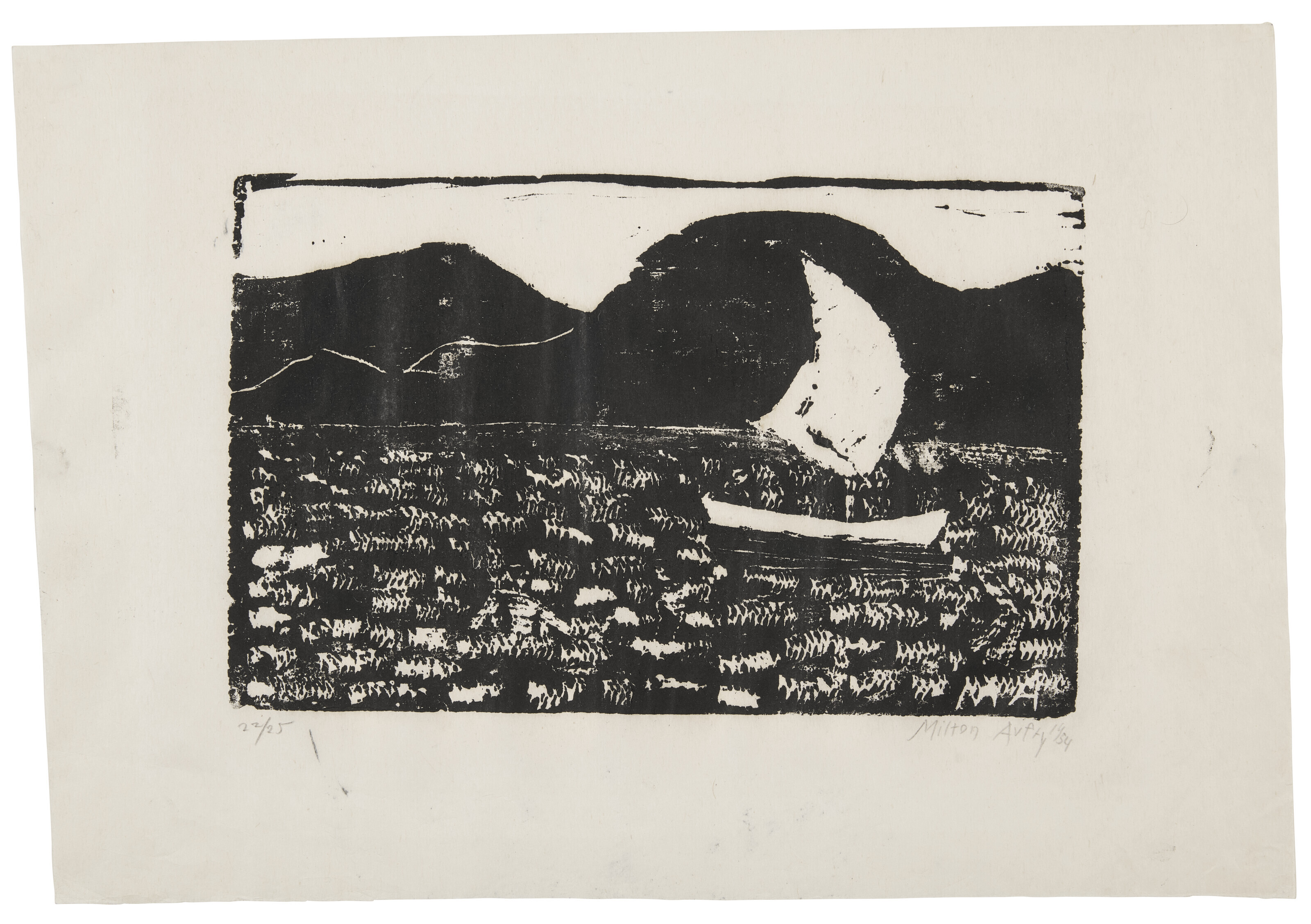 MILTON AVERY (1885-1965), Sailboat | Christie's