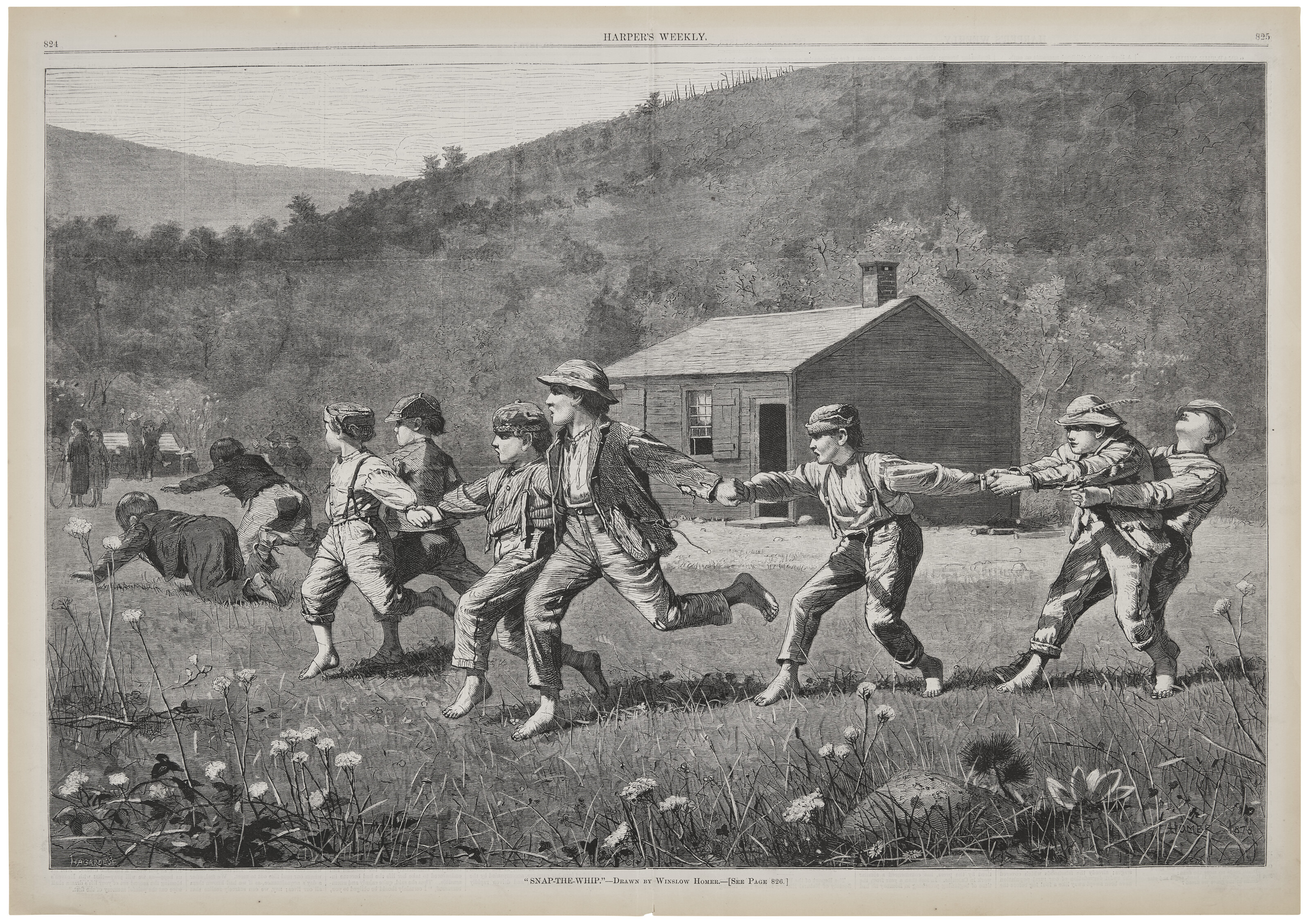 Snap-the-Whip, from Harper's Weekly