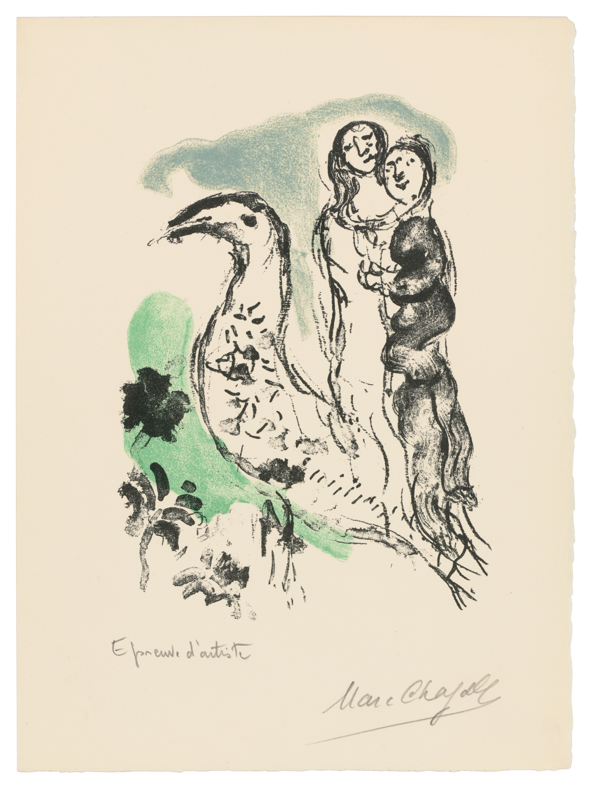 MARC CHAGALL (1887-1985), L'Élégie des Alizés - Frontispiece