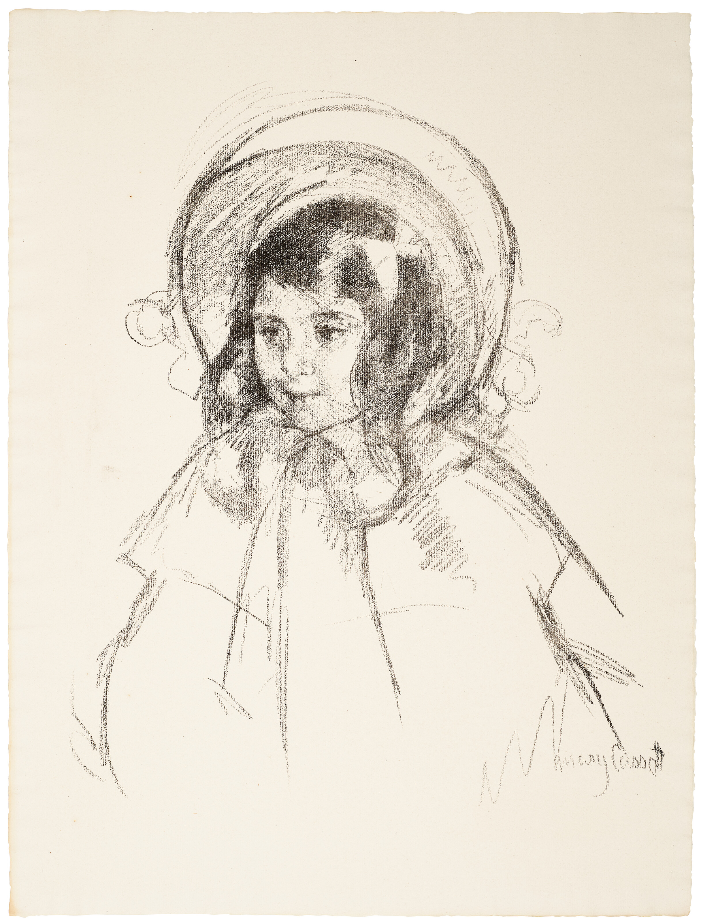 Sara Wearing Her Bonnet and Coat