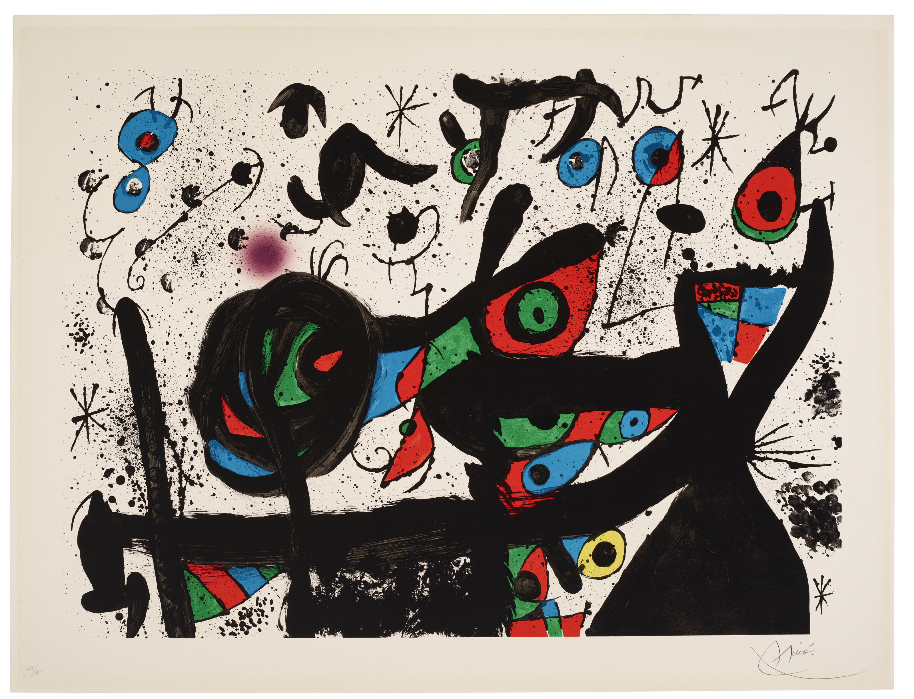 JOAN MIRÓ (1893-1983), Homenatge a Joan Prats: one print | Christie's